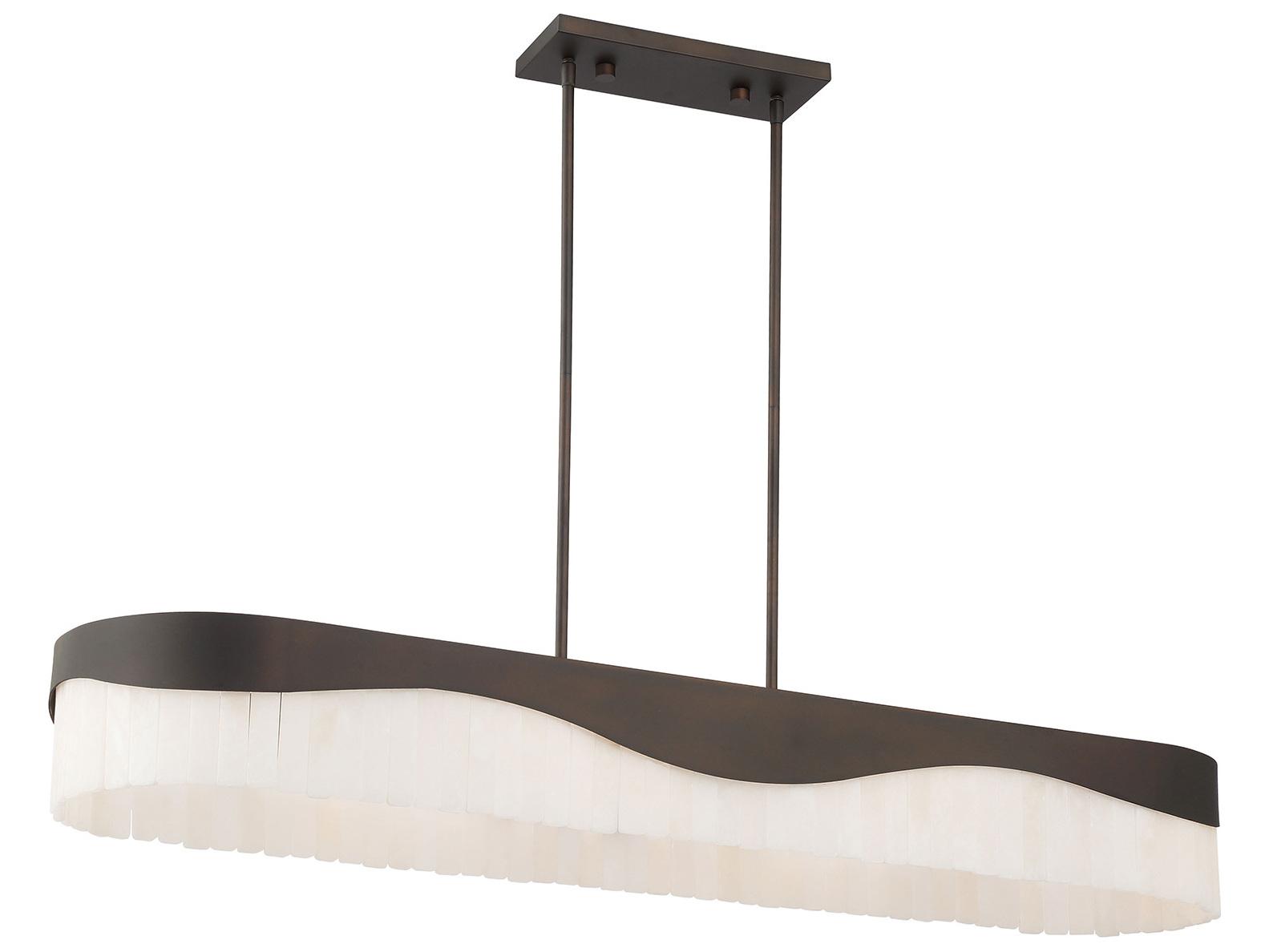 Minka Lavery Sway 6-Light Dark Bronze Linear Island Pendant