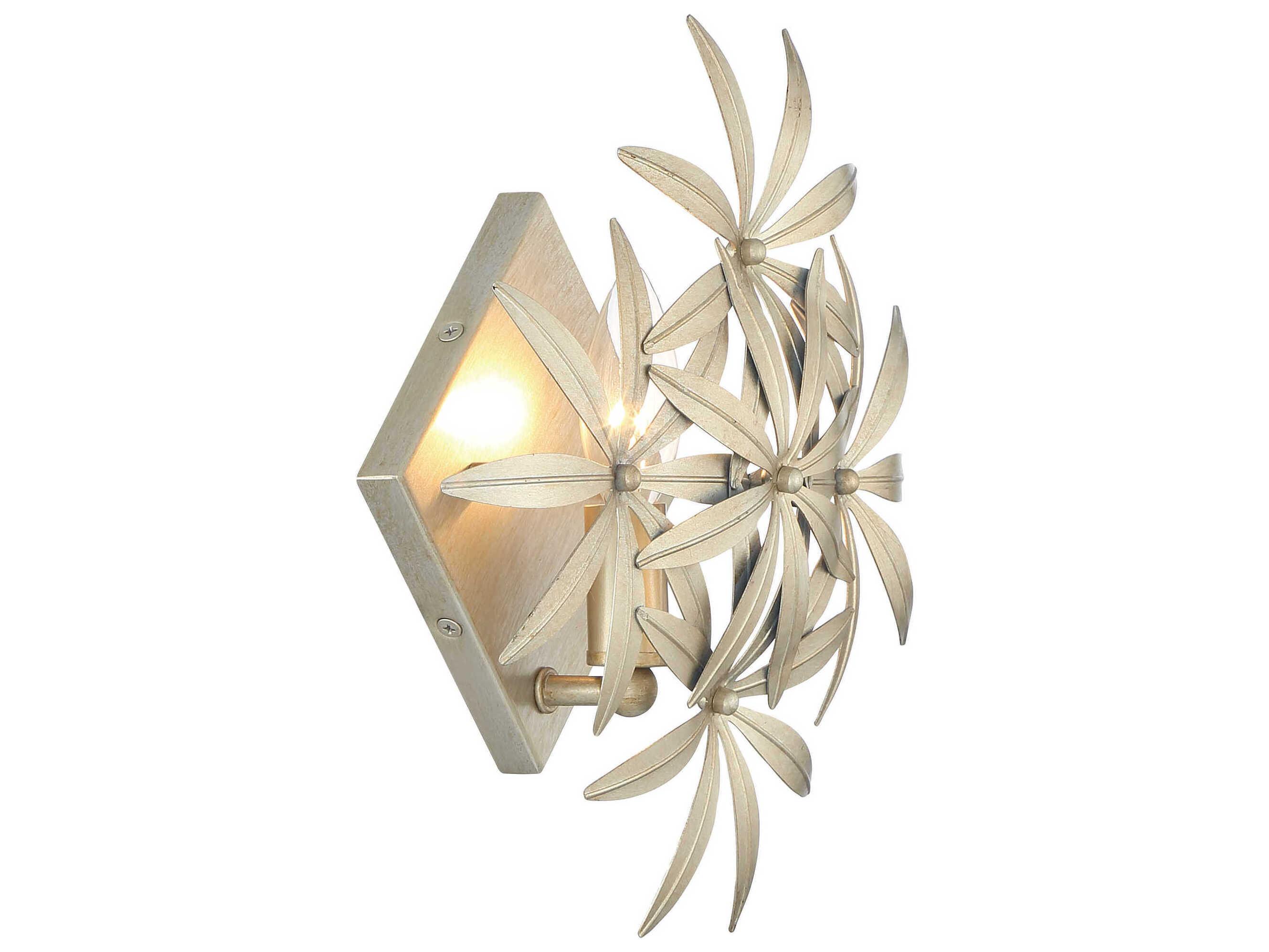 Minka Lavery Flower Child 1-Light Ambry Gold Wall Sconce