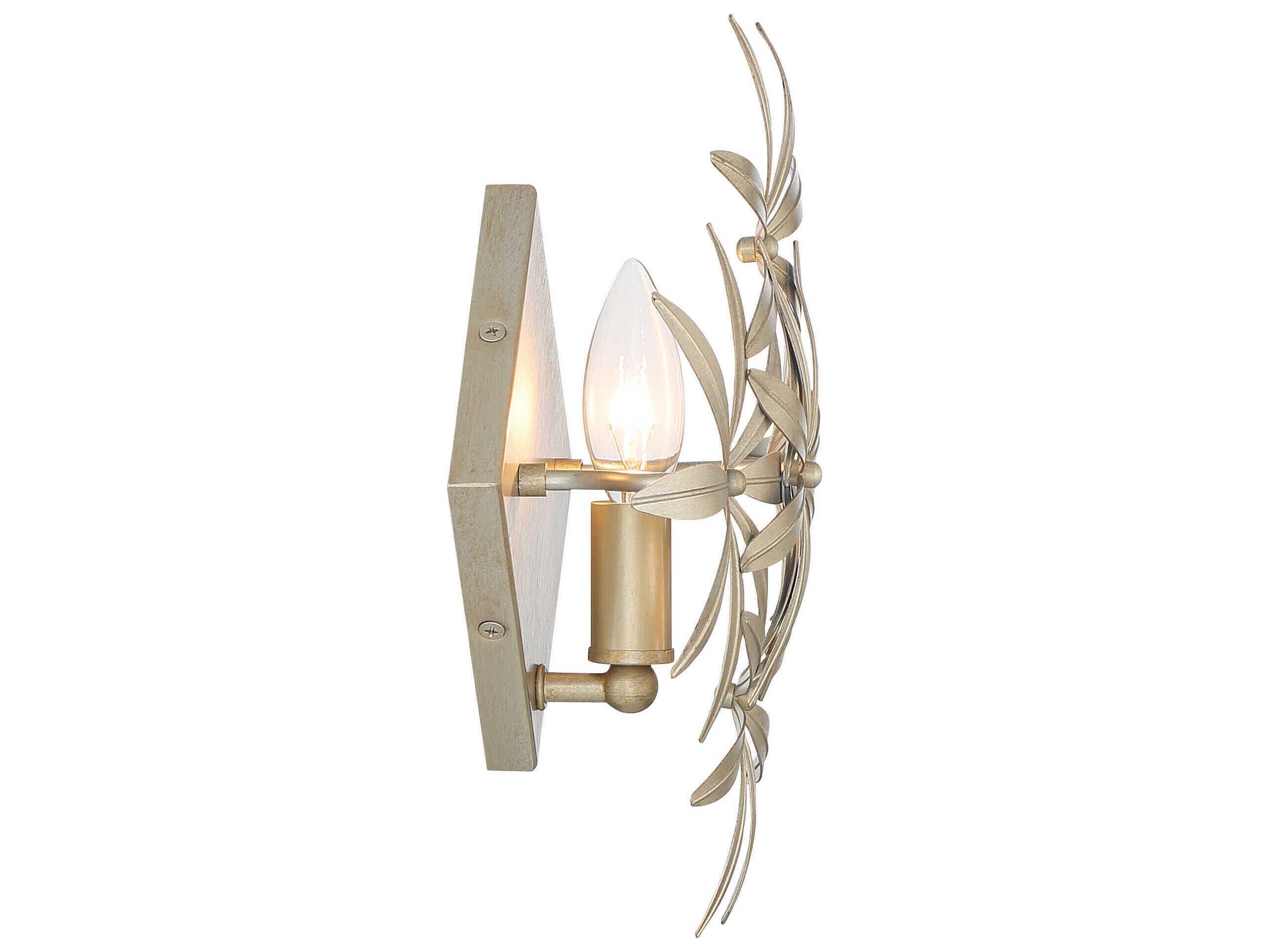 Minka Lavery Flower Child 1-Light Ambry Gold Wall Sconce