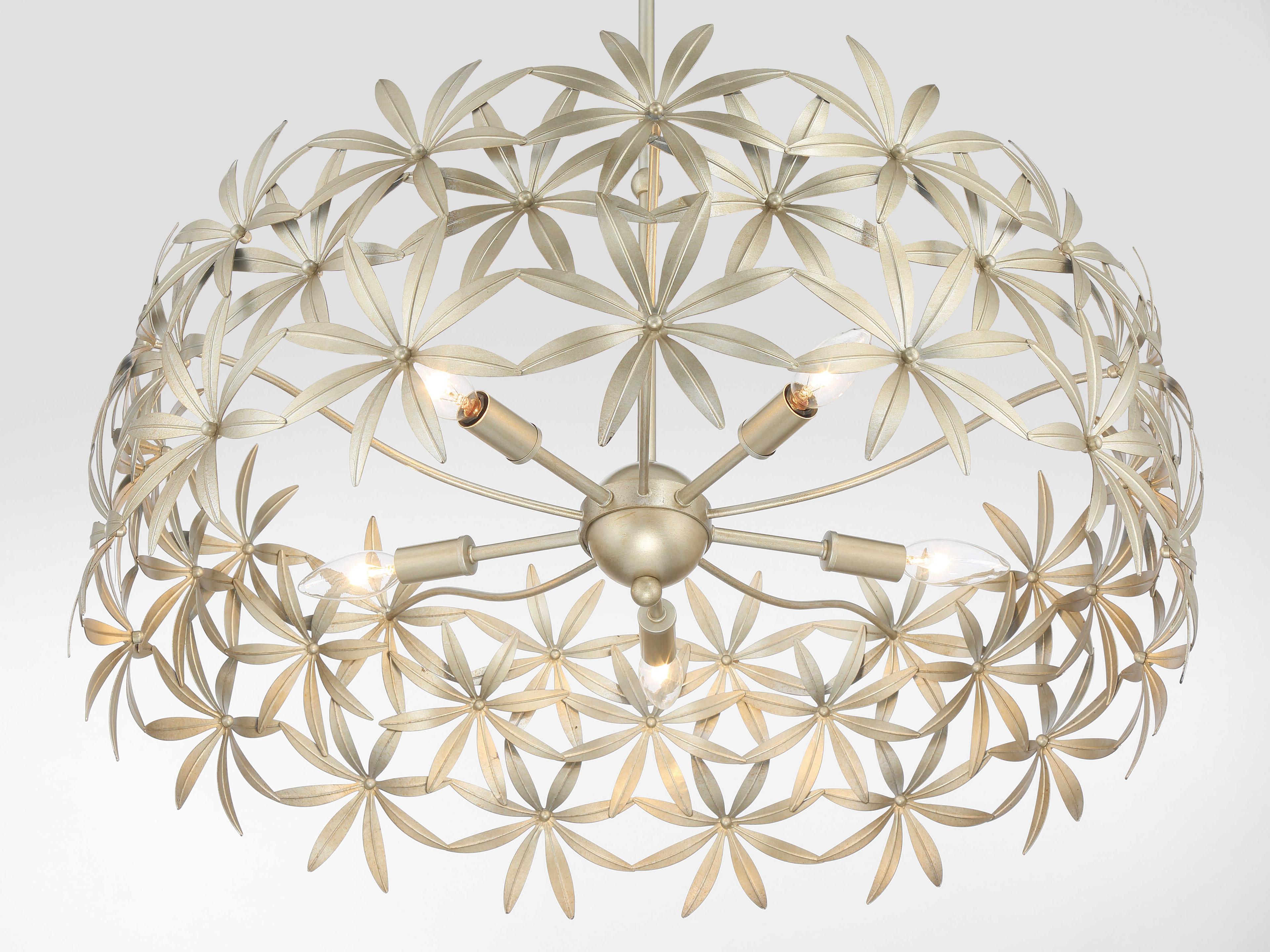 Minka Lavery Flower Child 5-Light Ambry Gold Drum Pendant