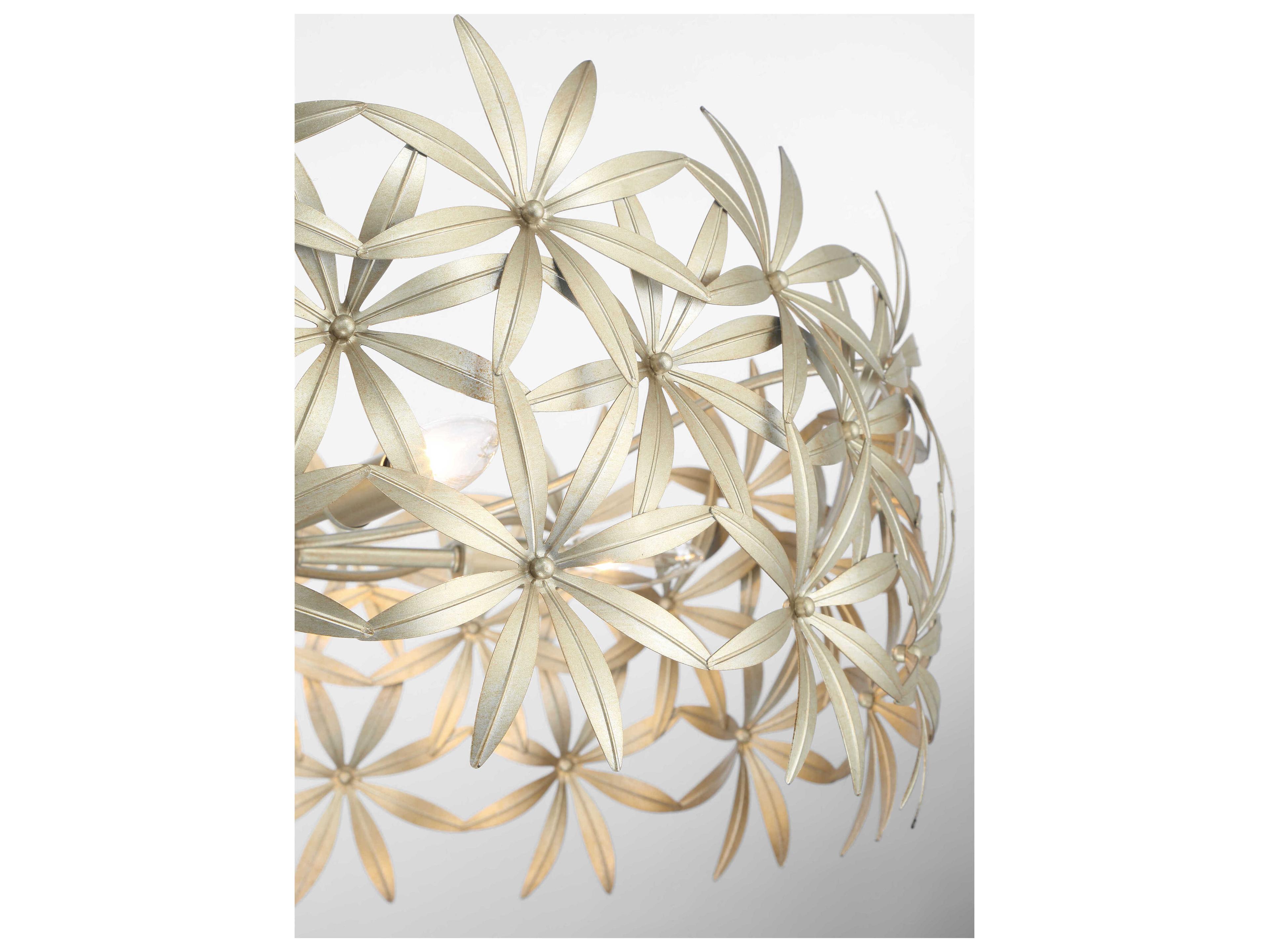 Minka Lavery Flower Child 5-Light Ambry Gold Drum Pendant