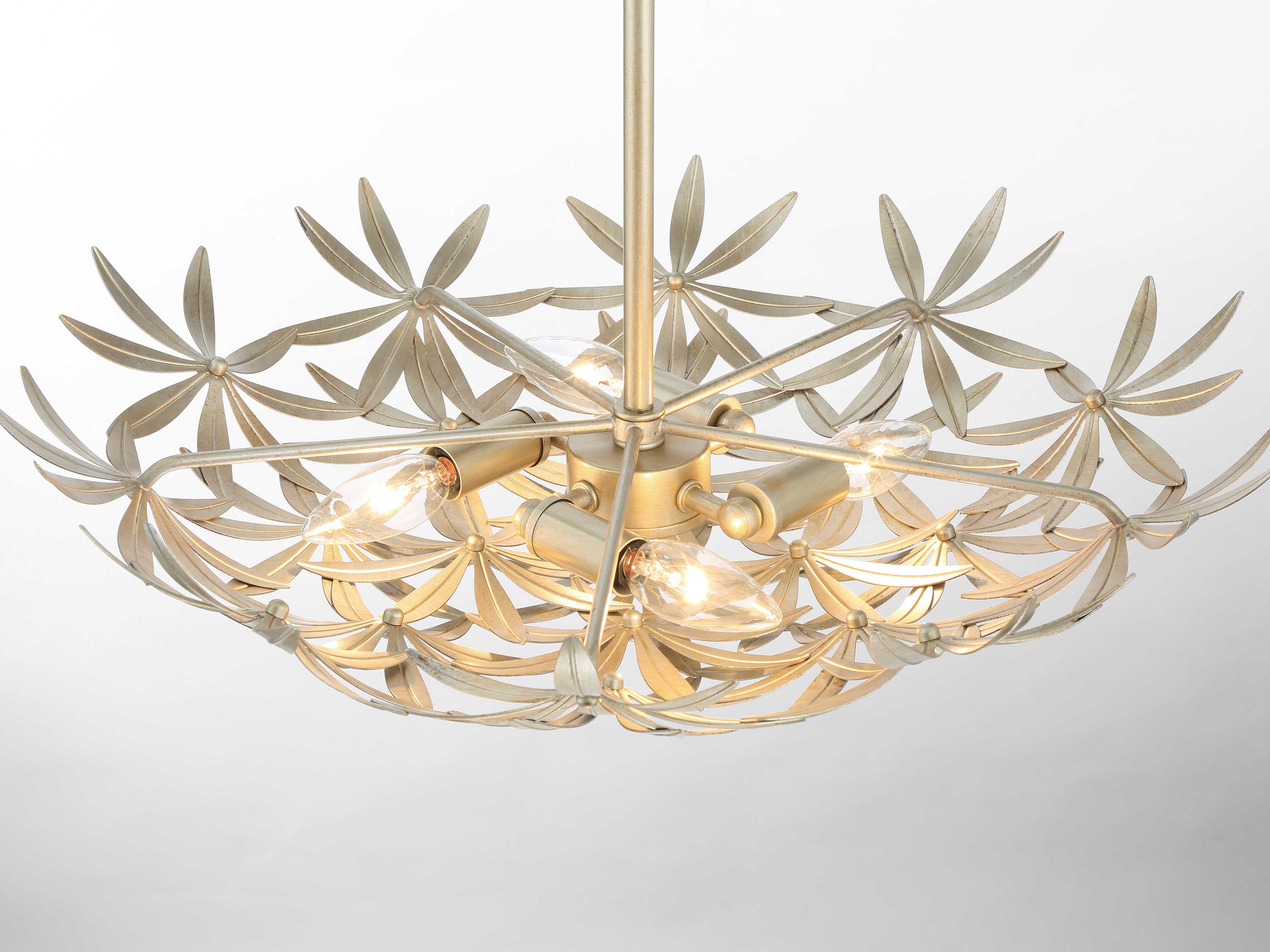 Minka Lavery Flower Child 4-Light Ambry Gold Bowl Pendant