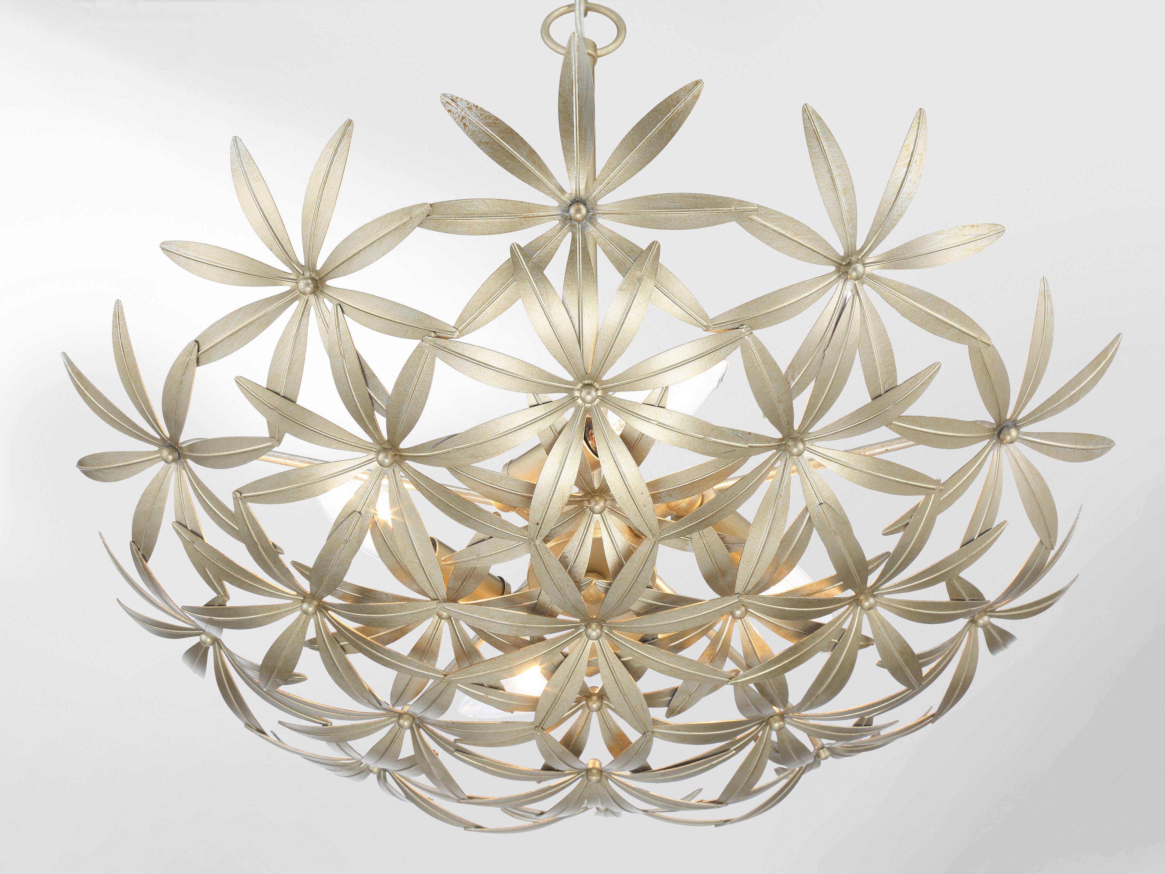 Minka Lavery Flower Child 4-Light Ambry Gold Bowl Pendant