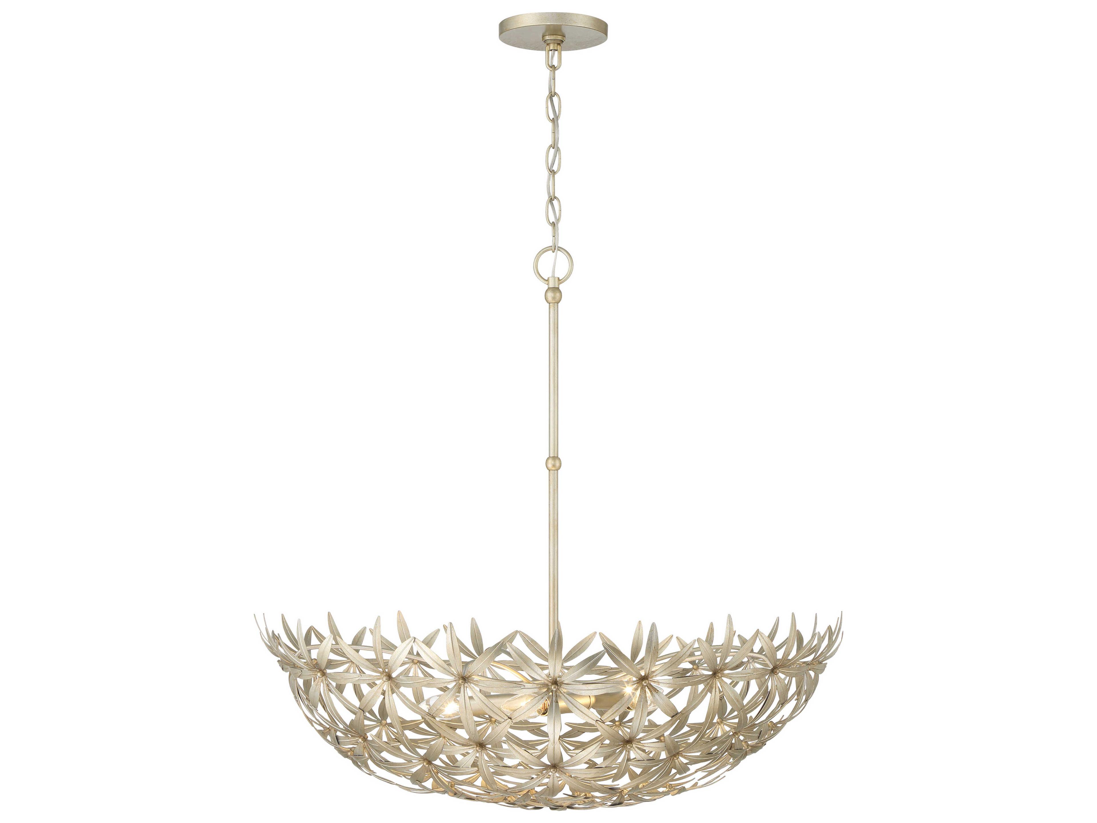 Minka Lavery Flower Child 5-Light Ambry Gold Bowl Pendant