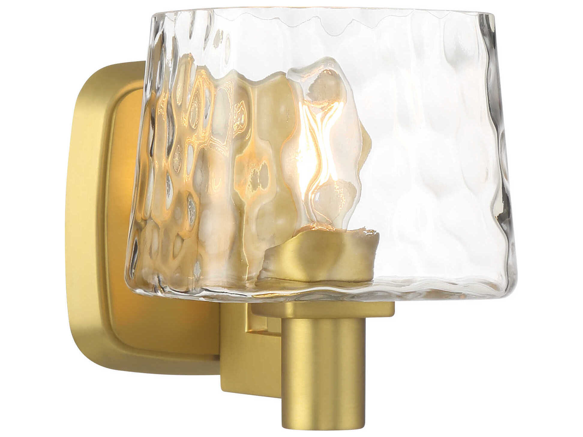 Minka Lavery Drysdale 1-Light Soft Brass Wall Sconce