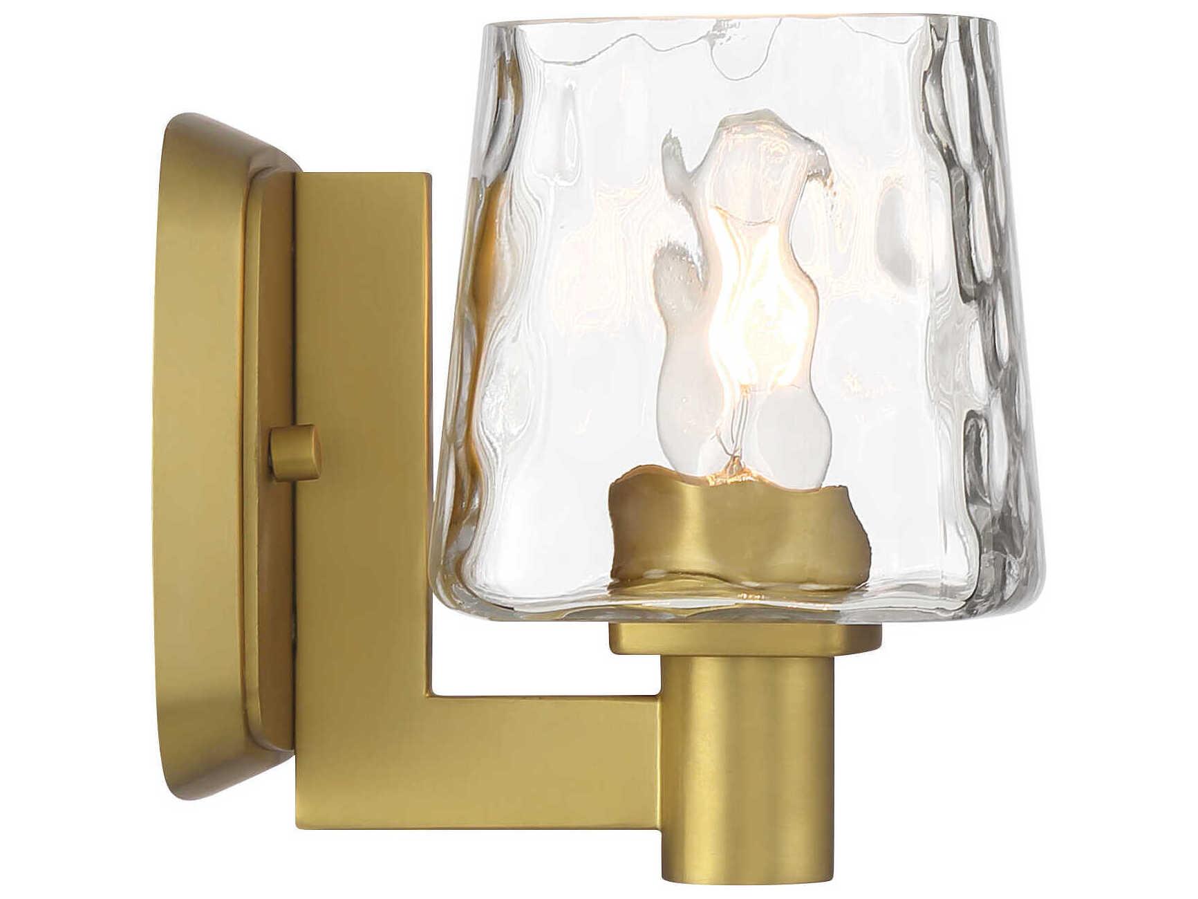 Minka Lavery Drysdale 1-Light Soft Brass Wall Sconce