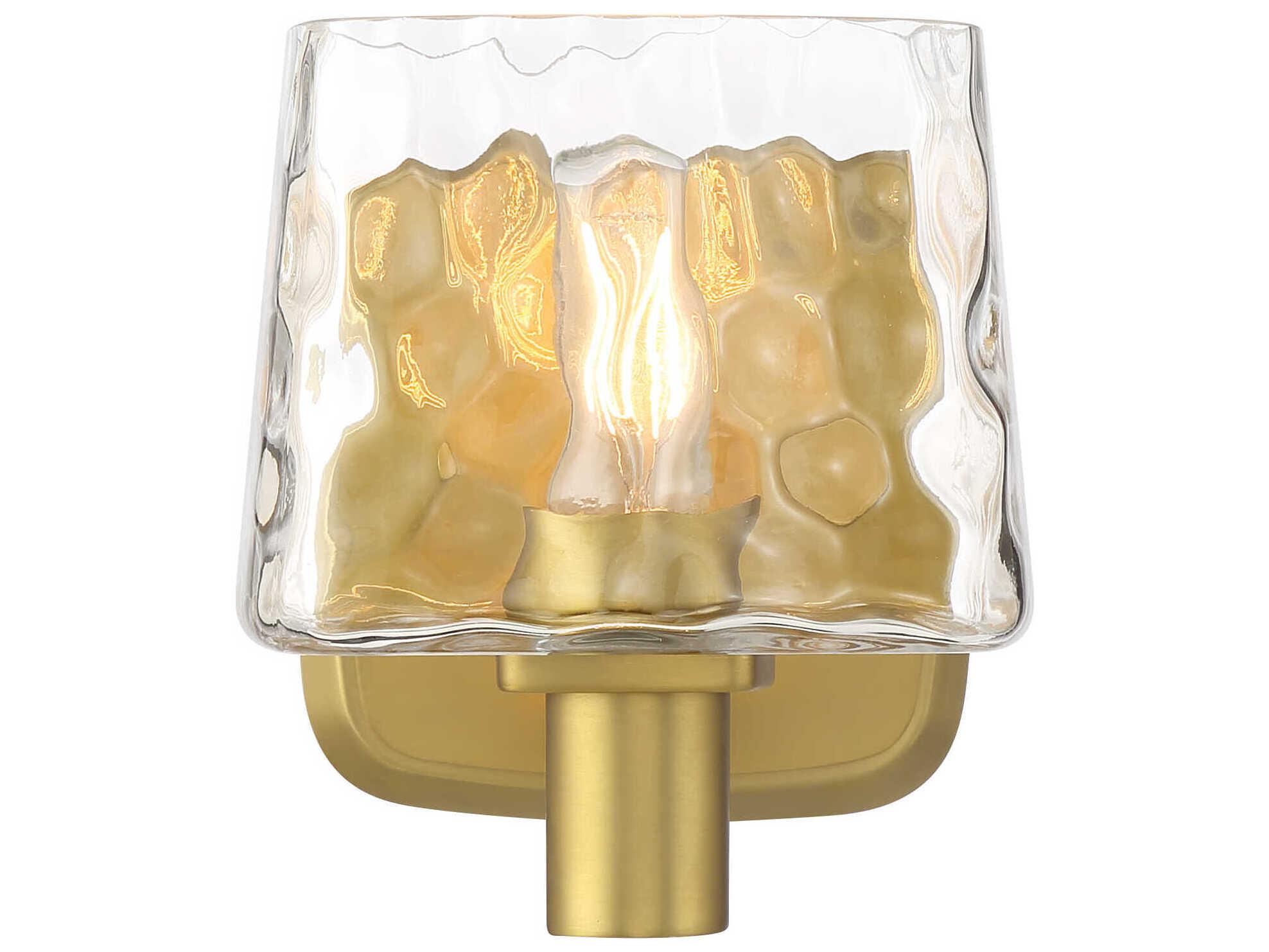 Minka Lavery Drysdale 1-Light Soft Brass Wall Sconce