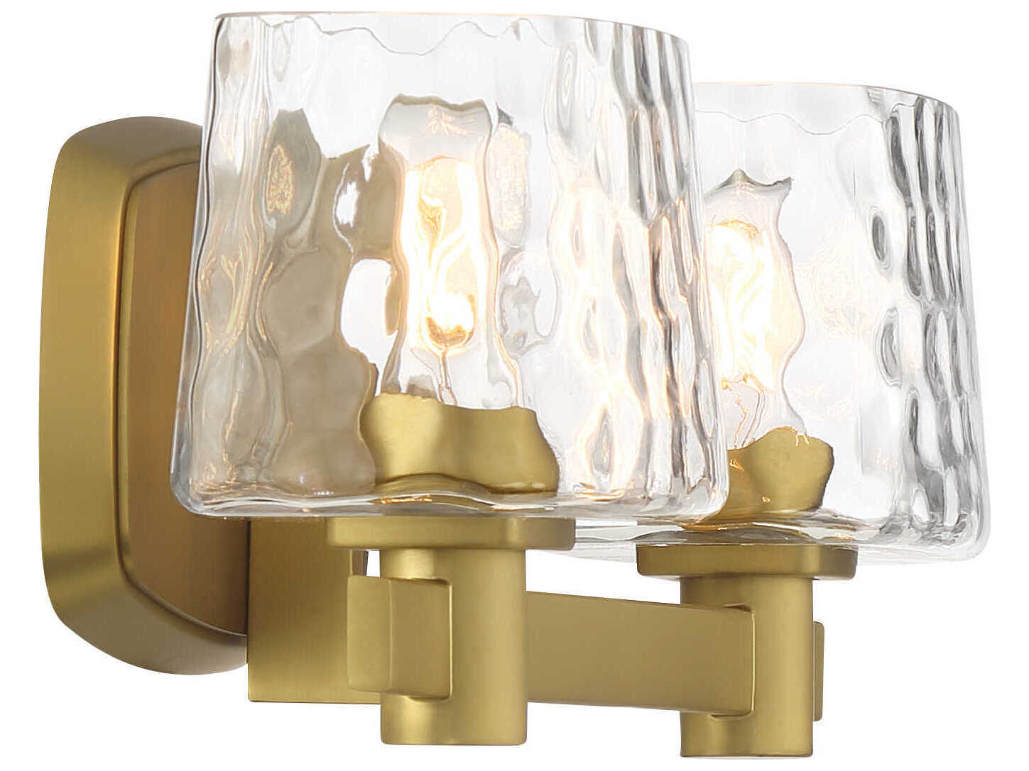 Minka Lavery Drysdale 2-Light Soft Brass Vanity Light