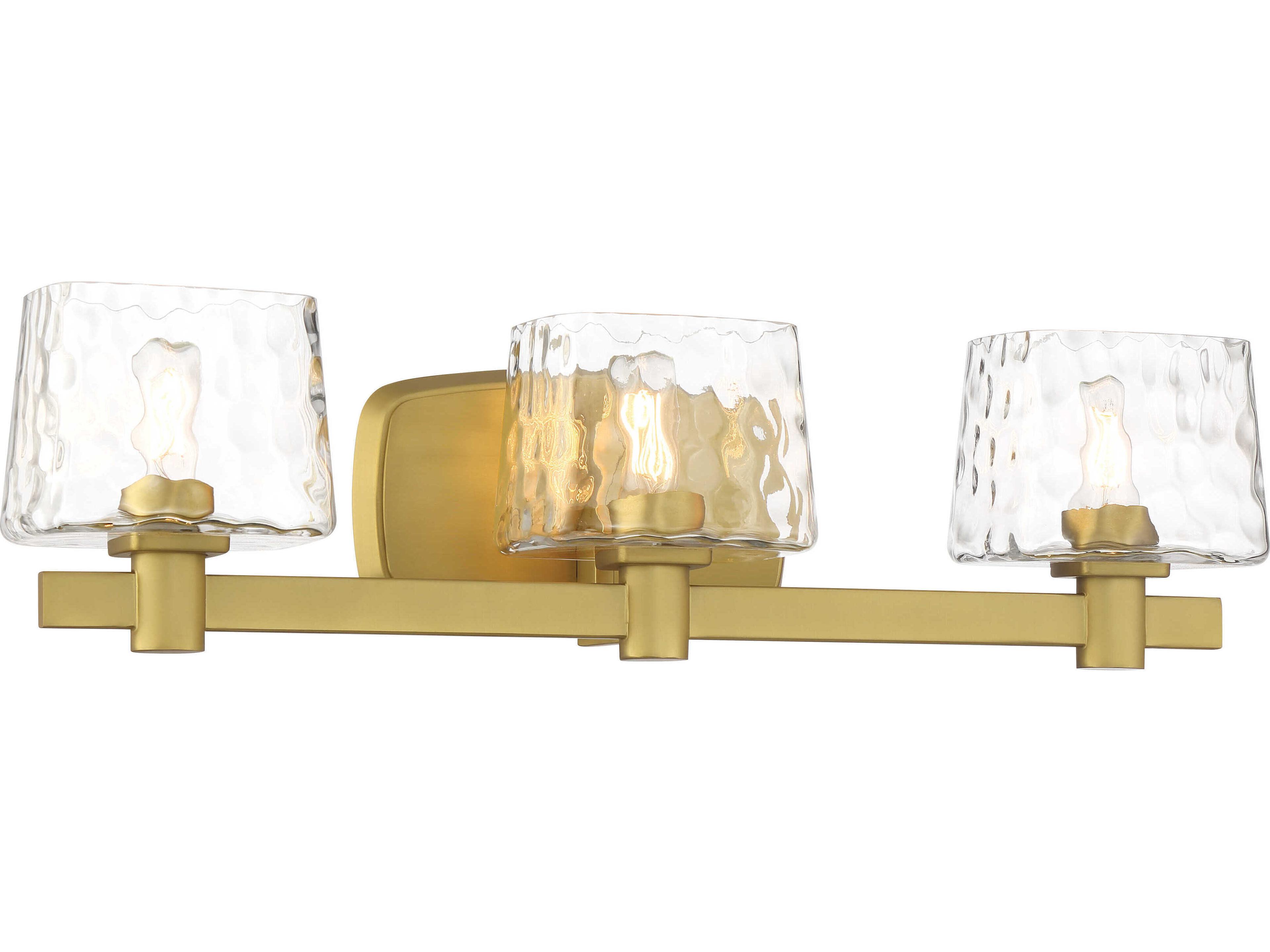 Minka Lavery Drysdale 3-Light Soft Brass Vanity Light