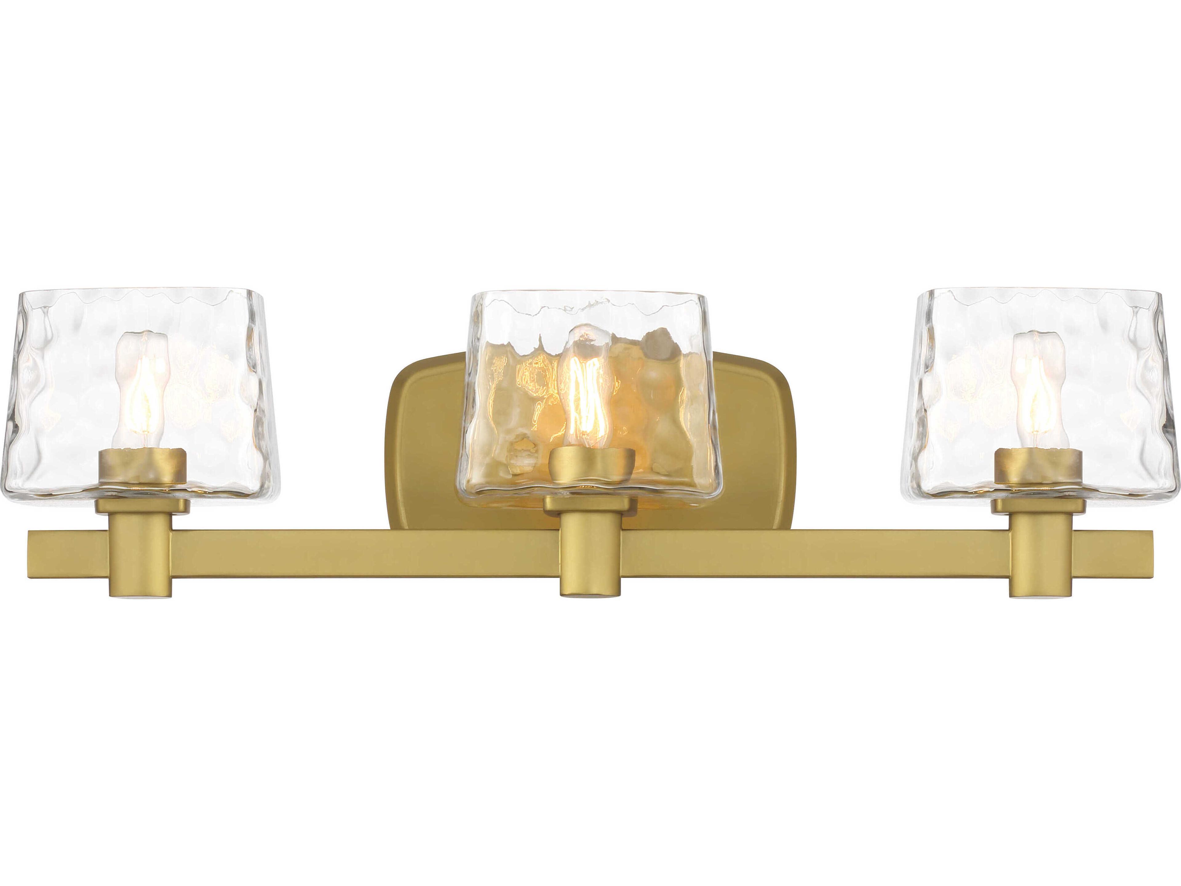Minka Lavery Drysdale 3-Light Soft Brass Vanity Light