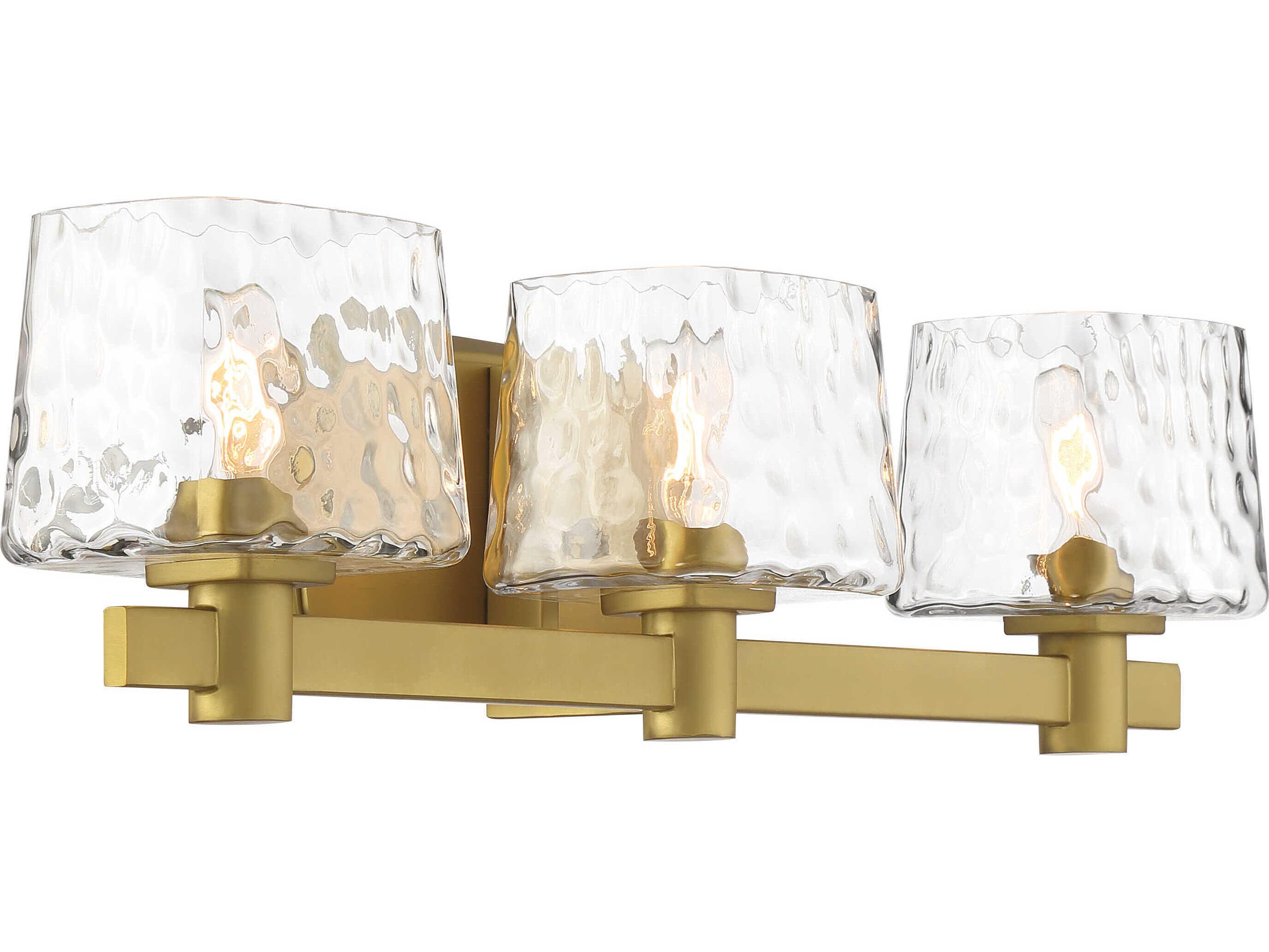 Minka Lavery Drysdale 3-Light Soft Brass Vanity Light