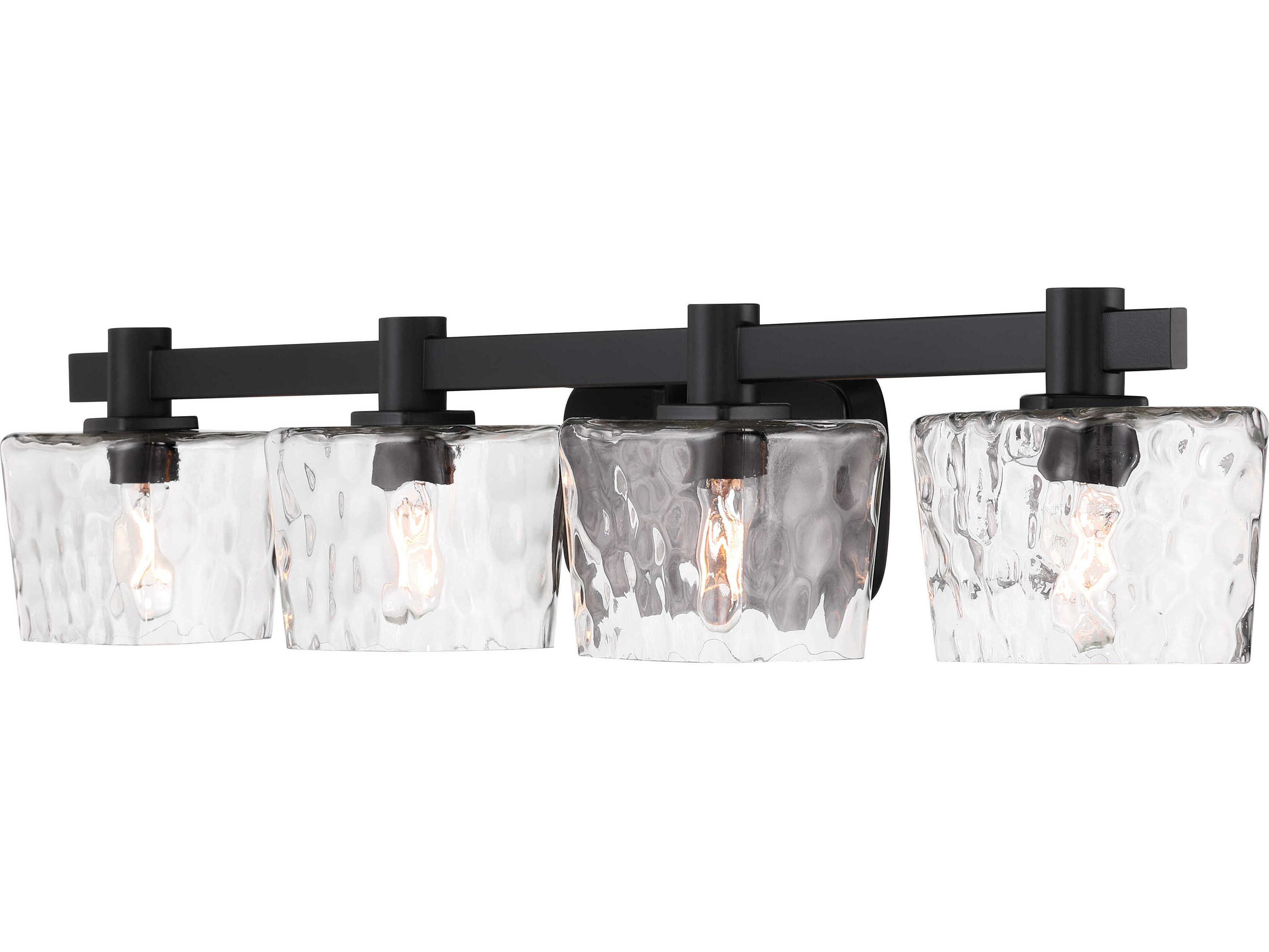 Minka Lavery Drysdale 4-Light Coal Black Vanity Light