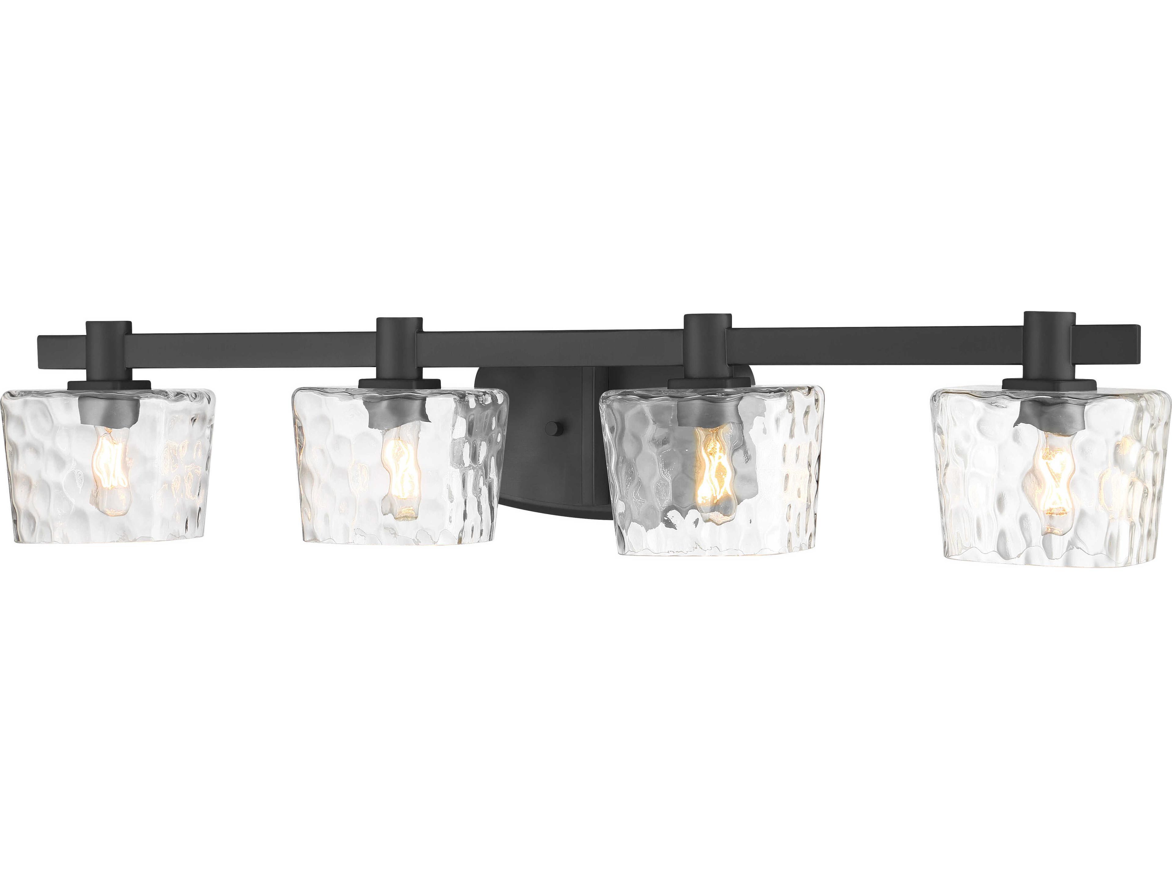 Minka Lavery Drysdale 4-Light Coal Black Vanity Light