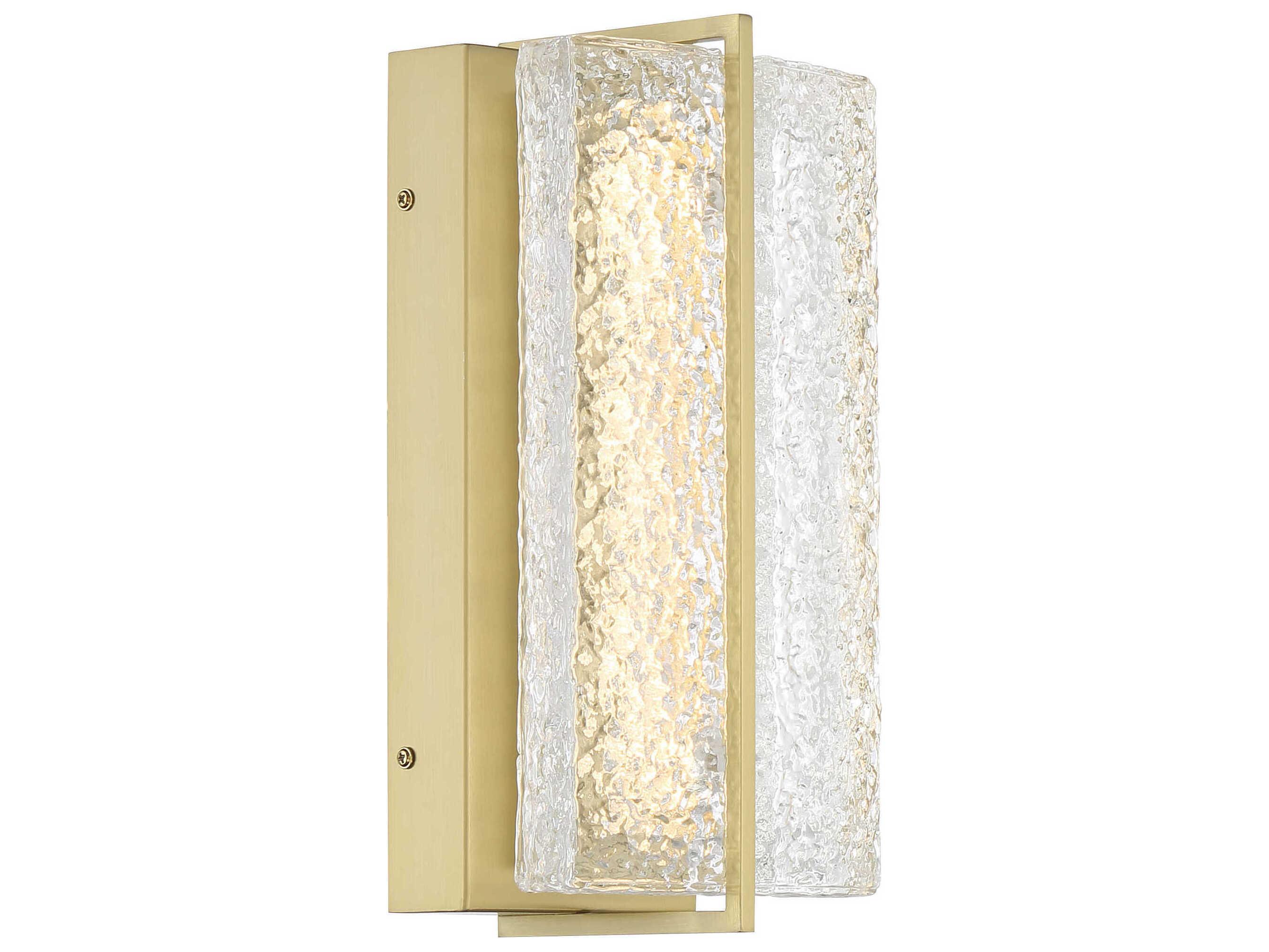 Minka Lavery Sevryn 1-Light Soft Brass Wall Sconce