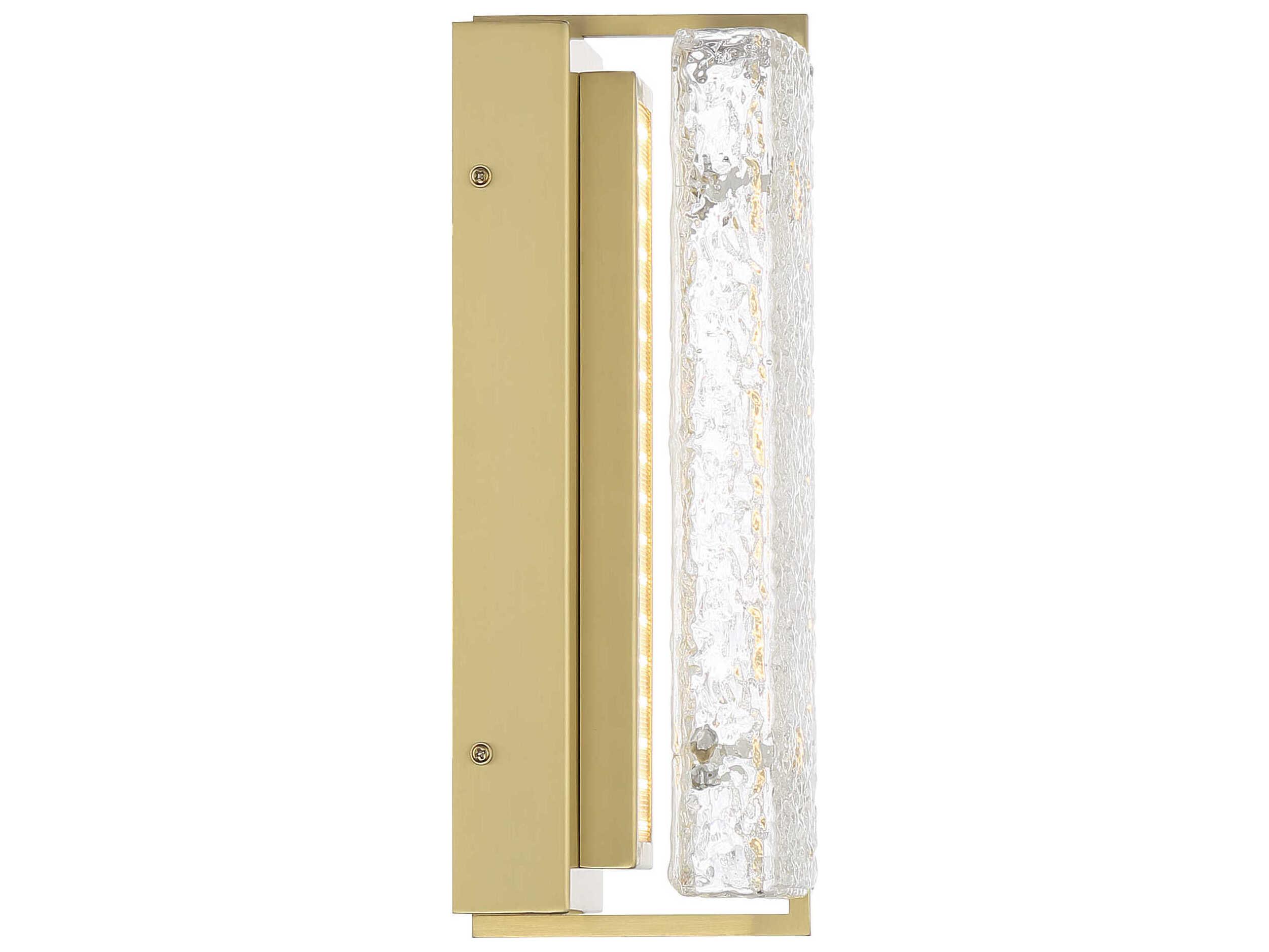 Minka Lavery Sevryn 1-Light Soft Brass Wall Sconce