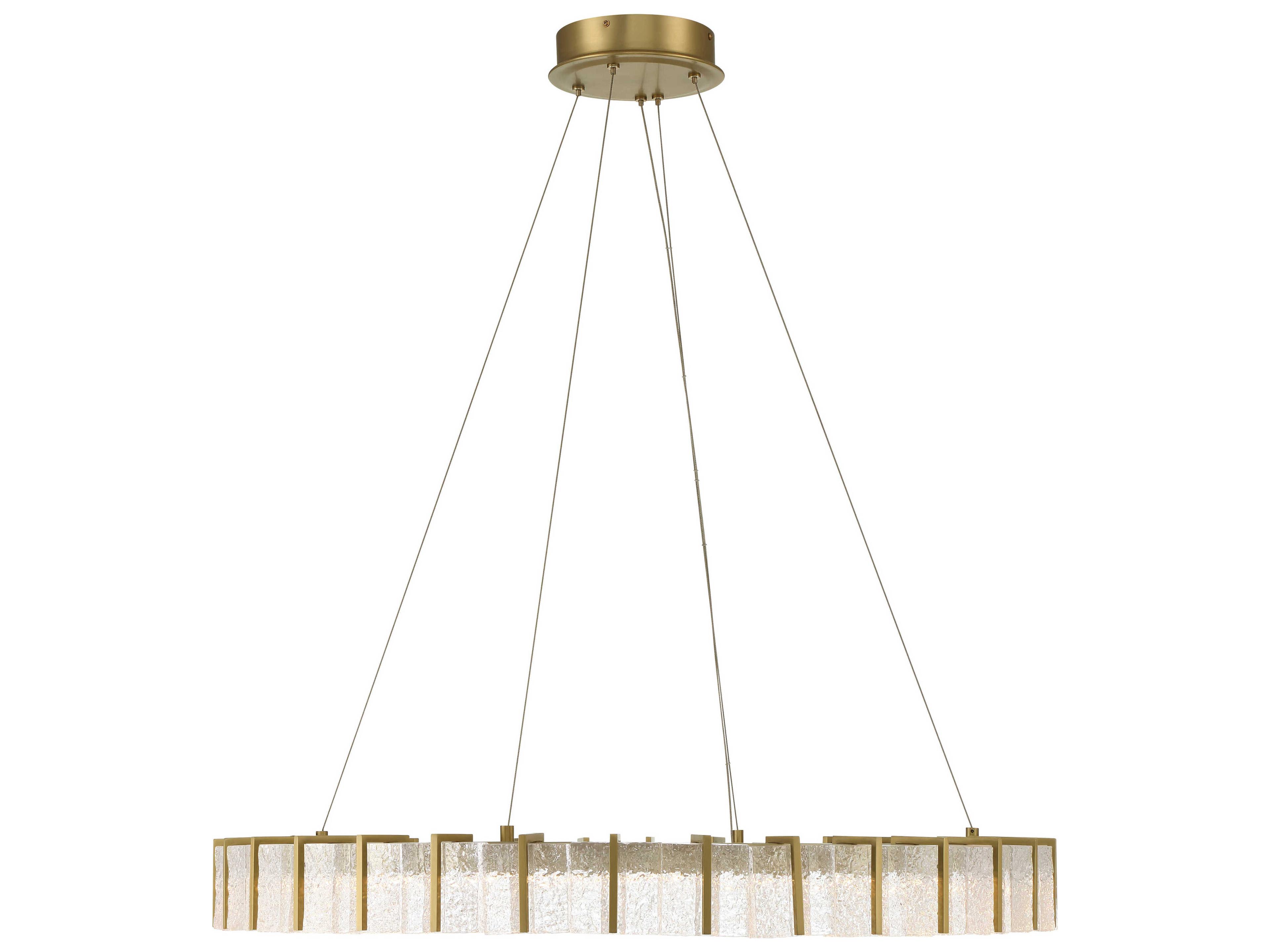 Minka Lavery Sevryn 1-Light Soft Brass Round Pendant
