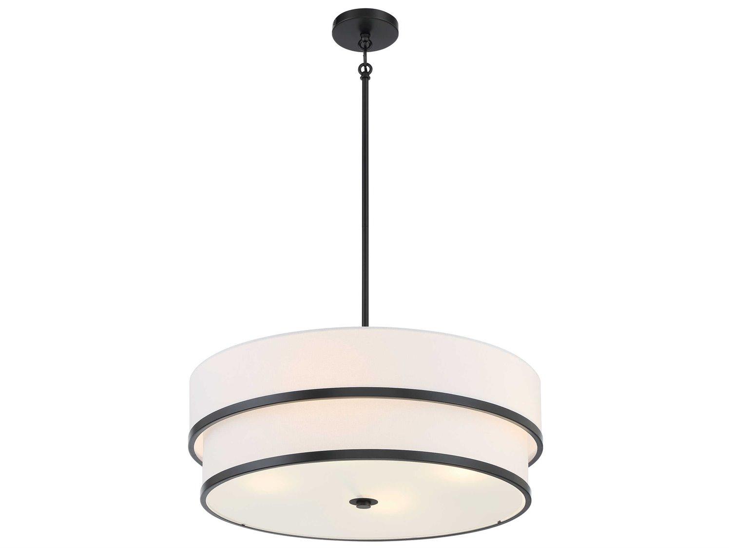 Minka Lavery Cascade 4-Light Coal Black Pendant