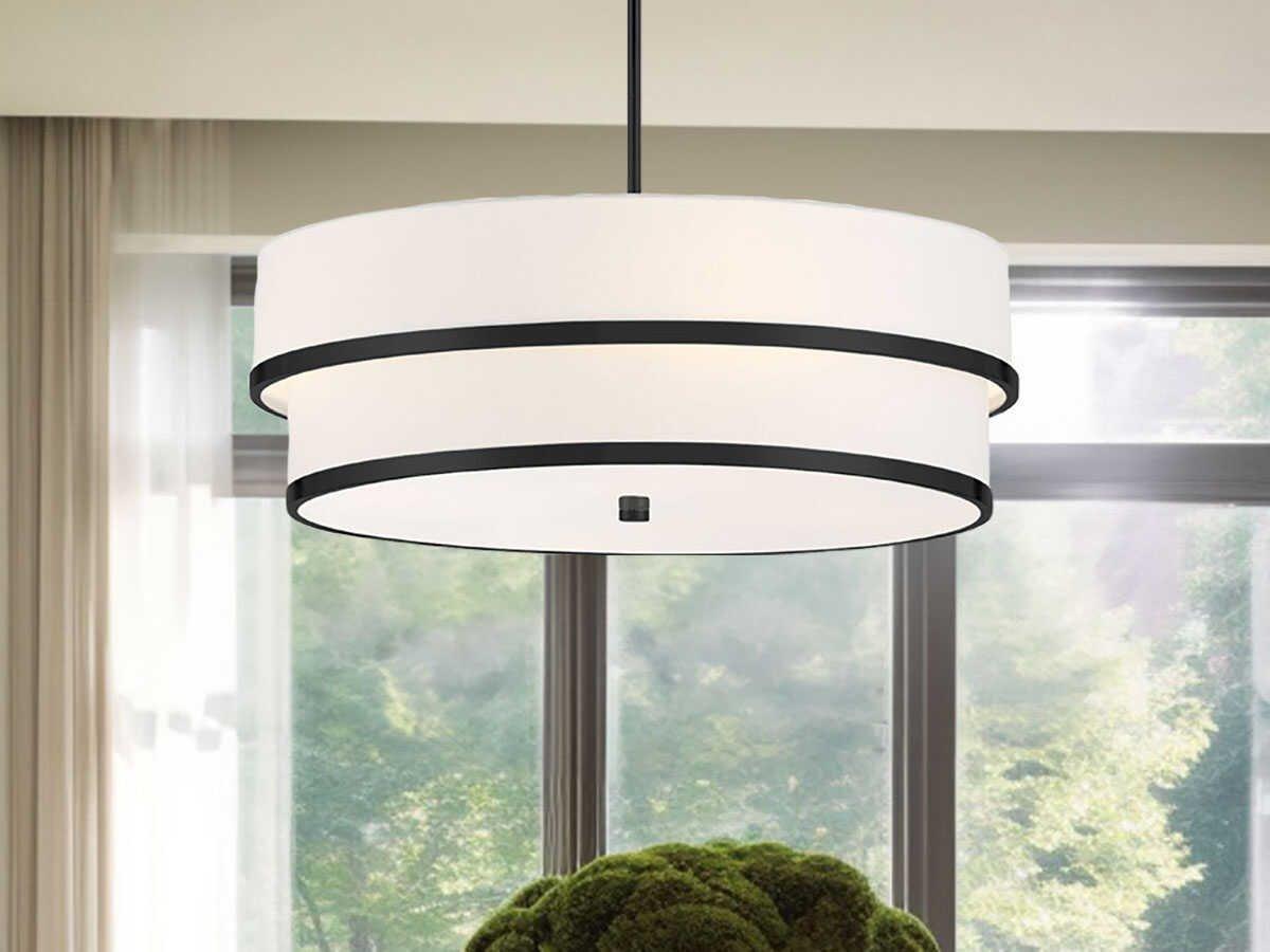 Minka Lavery Cascade 4-Light Coal Black Pendant