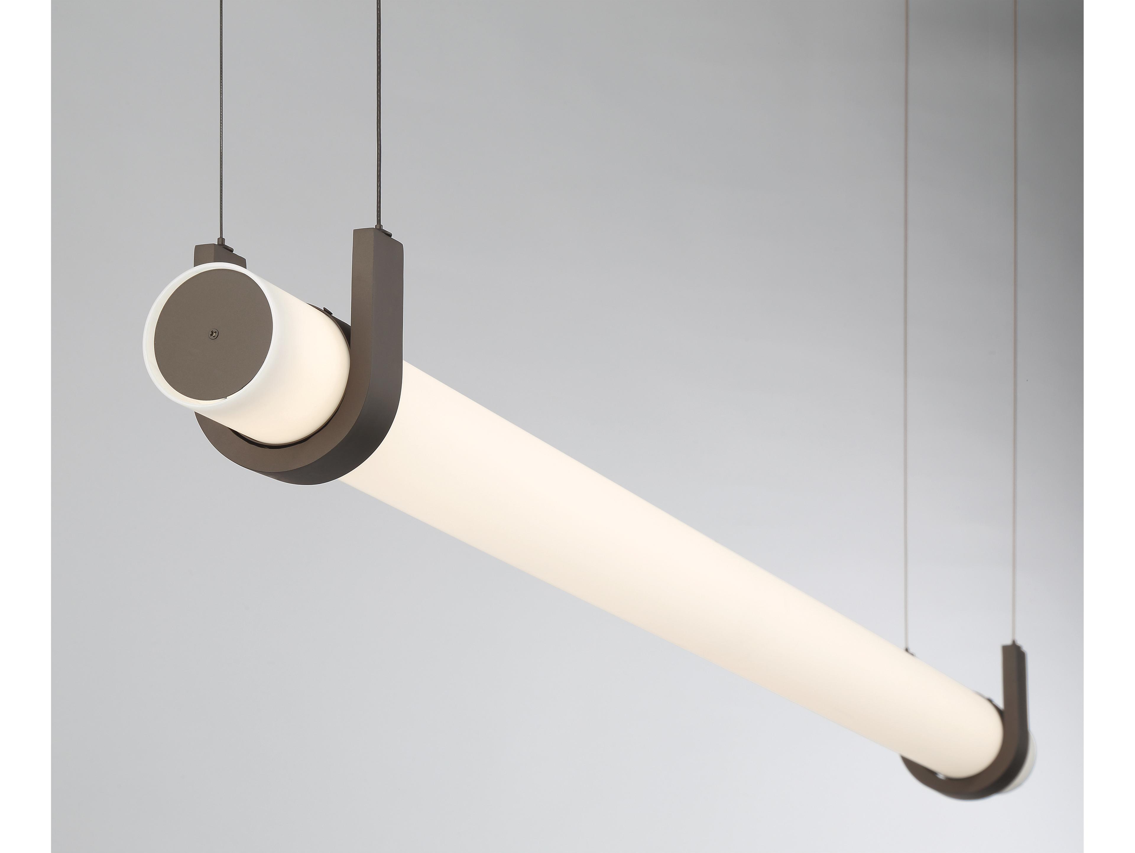 Minka Lavery Sorelle Dark Bronze Cylinder Linear Island Pendant