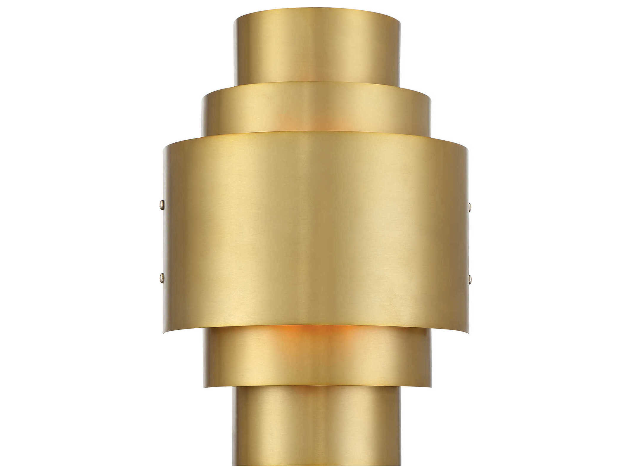 Minka Lavery Spyglass Terrace 2-Light Soft Brass Wall Sconce