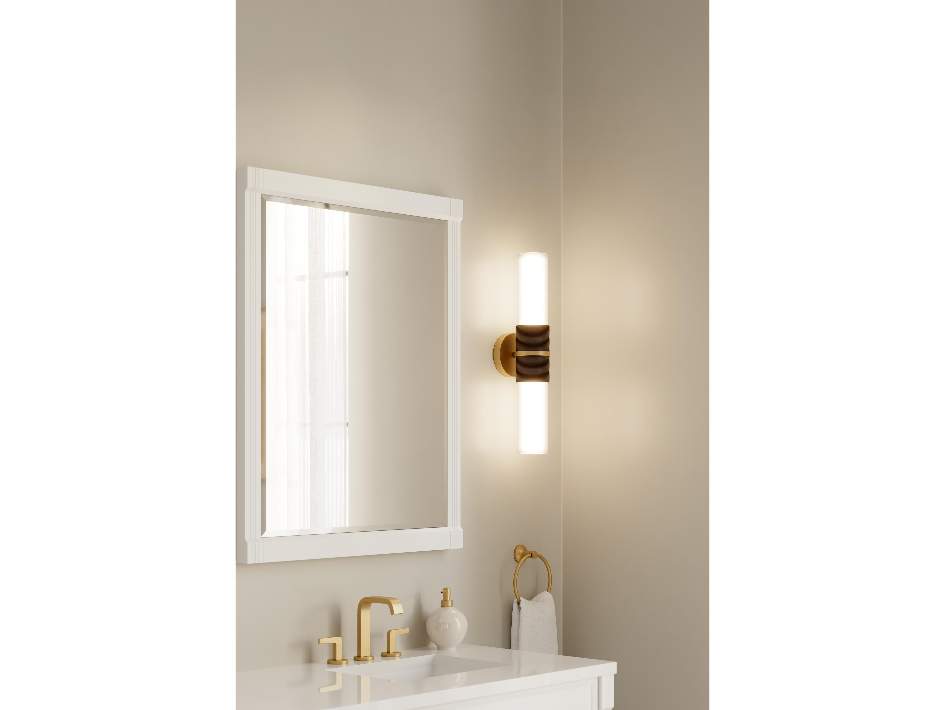 Minka Lavery Linthor 2-Light Legacy Brass Wall Sconce
