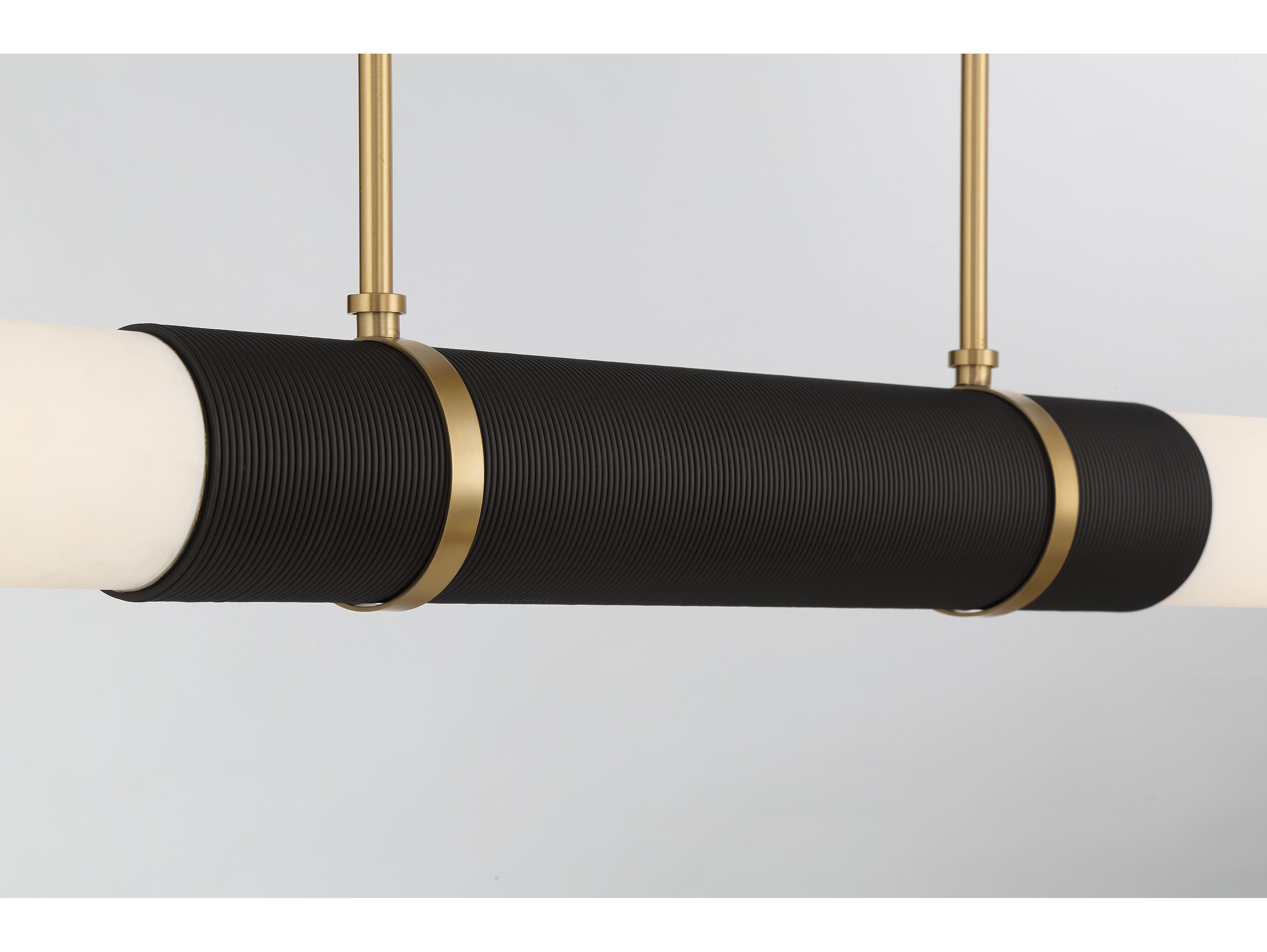 Minka Lavery Linthor Legacy Brass Cylinder Island Pendant