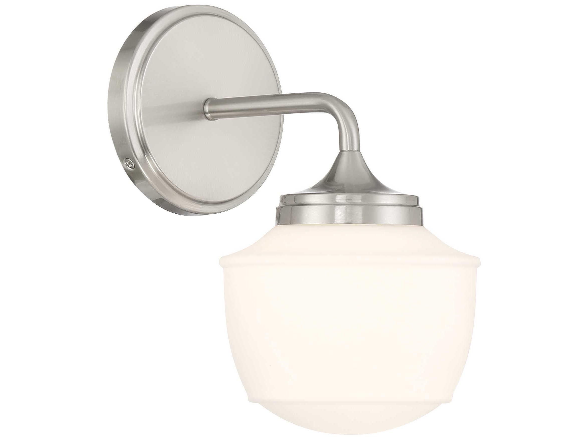 Minka Lavery Cornwell 1-Light Brushed Nickel Wall Sconce