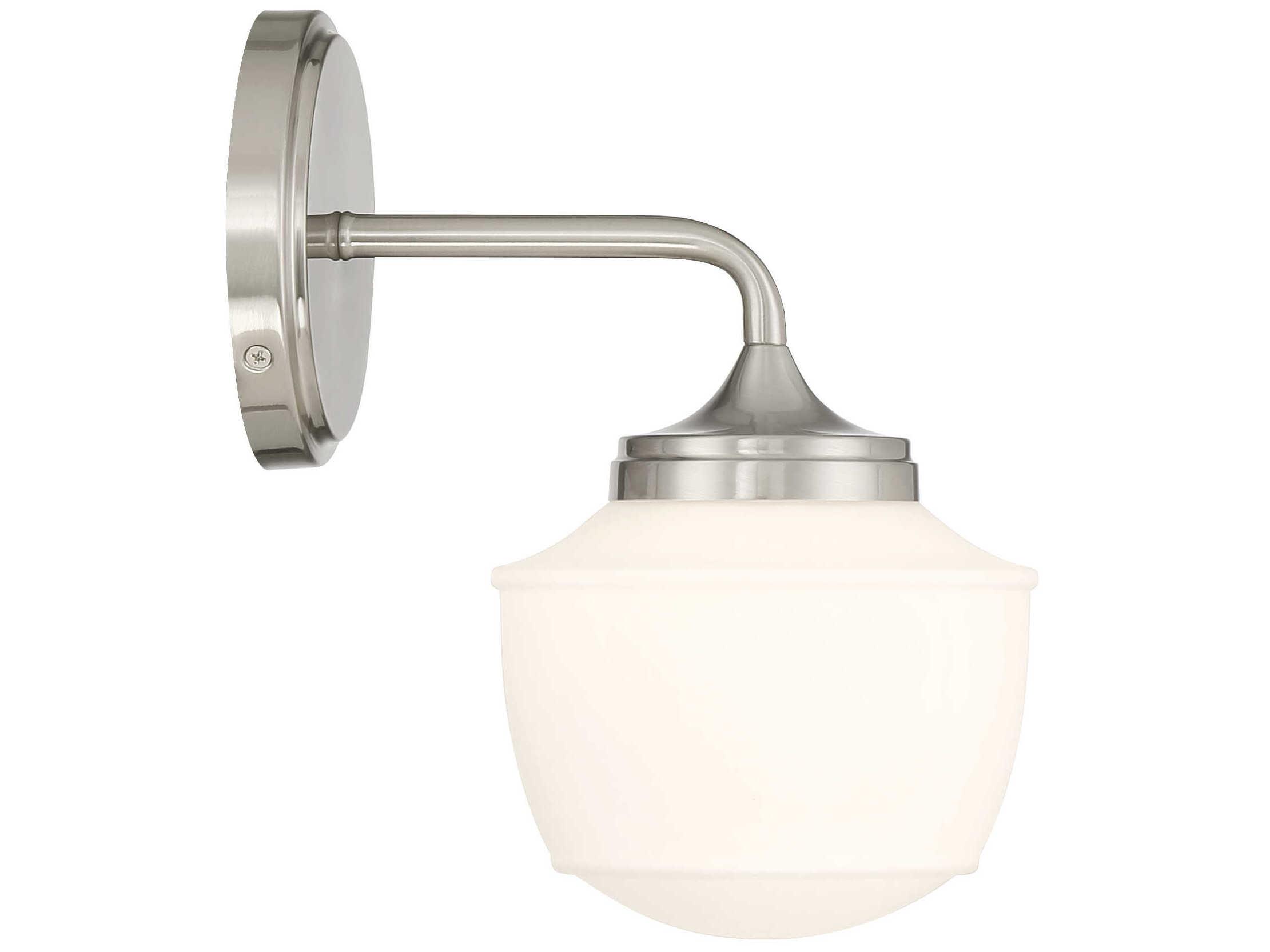 Minka Lavery Cornwell 1-Light Brushed Nickel Wall Sconce