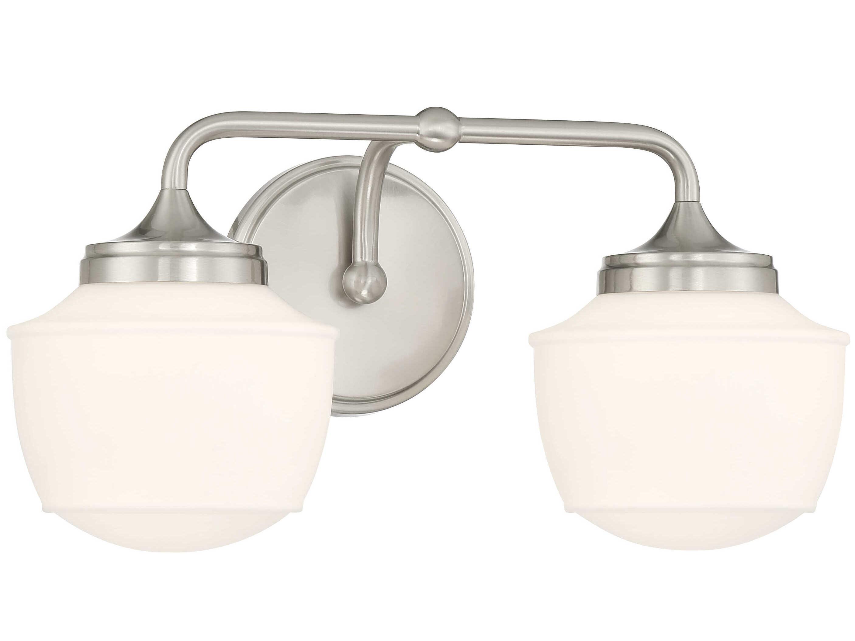 Minka Lavery Cornwell 2-Light Brushed Nickel Vanity Light