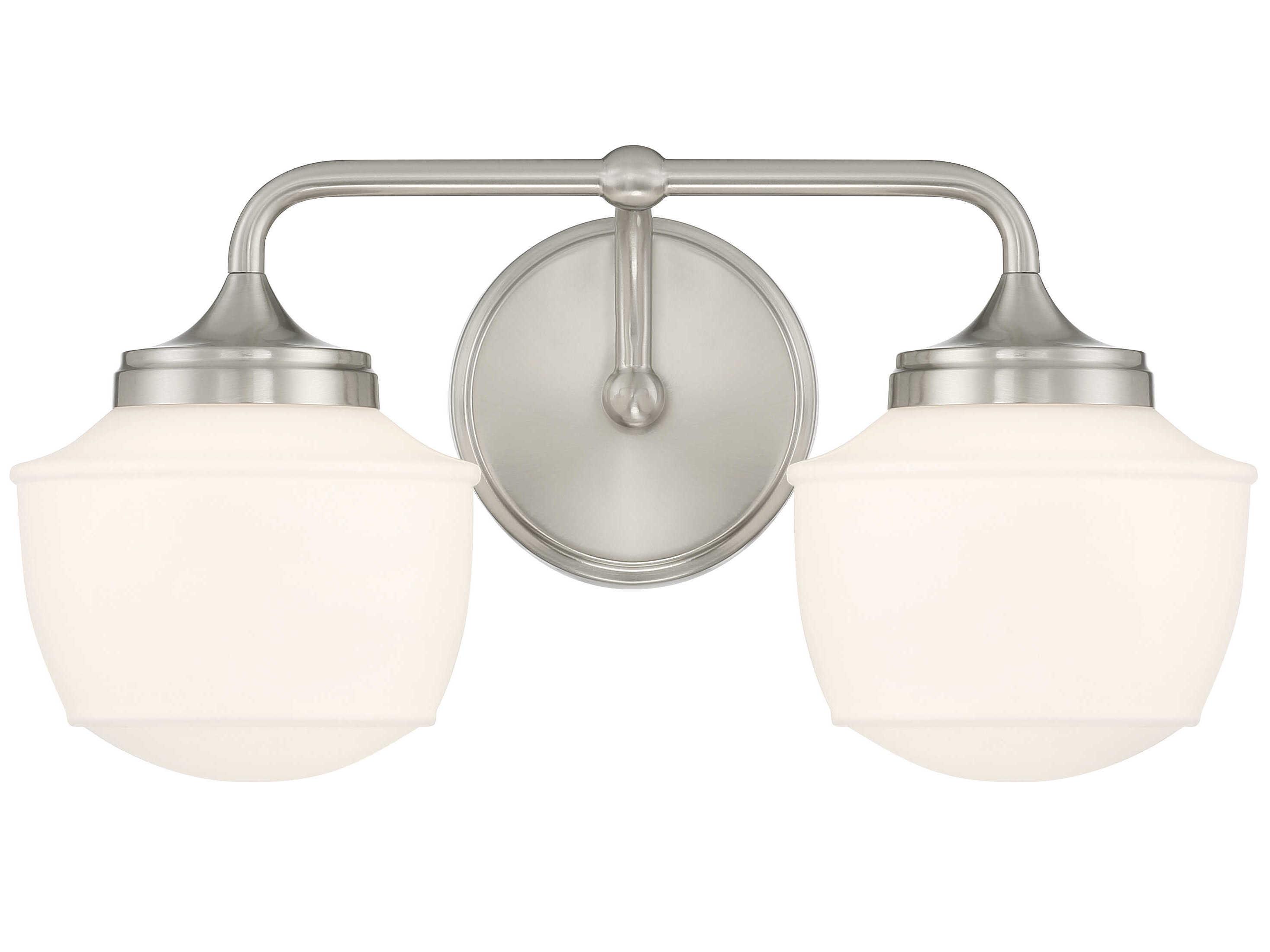 Minka Lavery Cornwell 2-Light Brushed Nickel Vanity Light