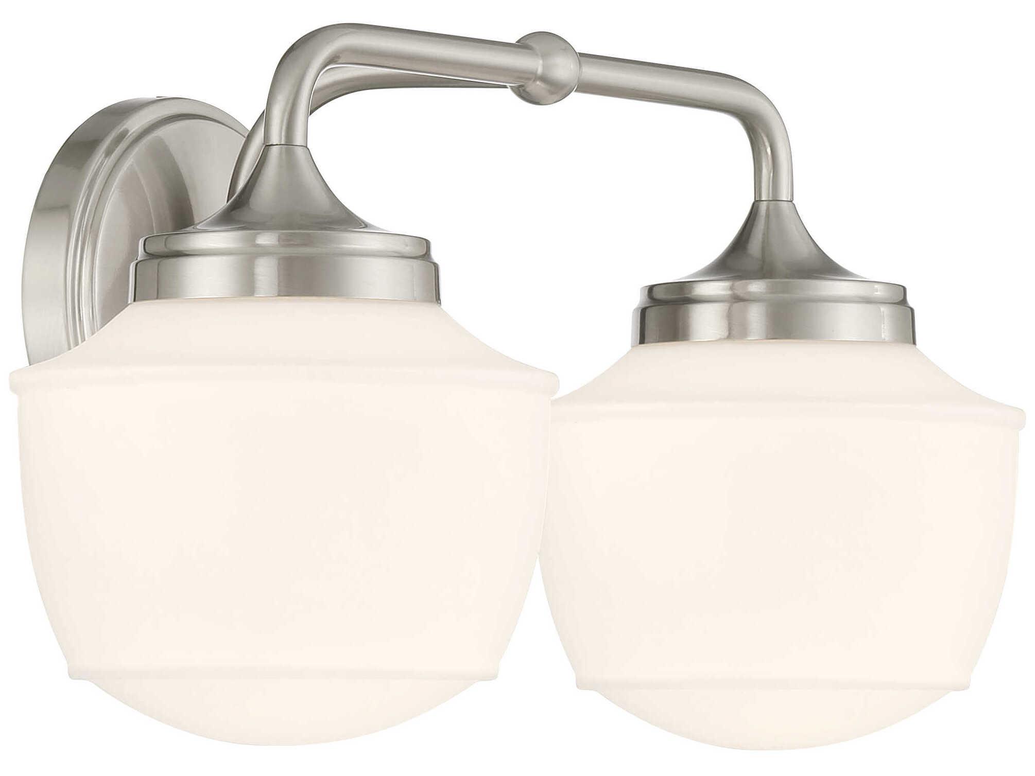 Minka Lavery Cornwell 2-Light Brushed Nickel Vanity Light
