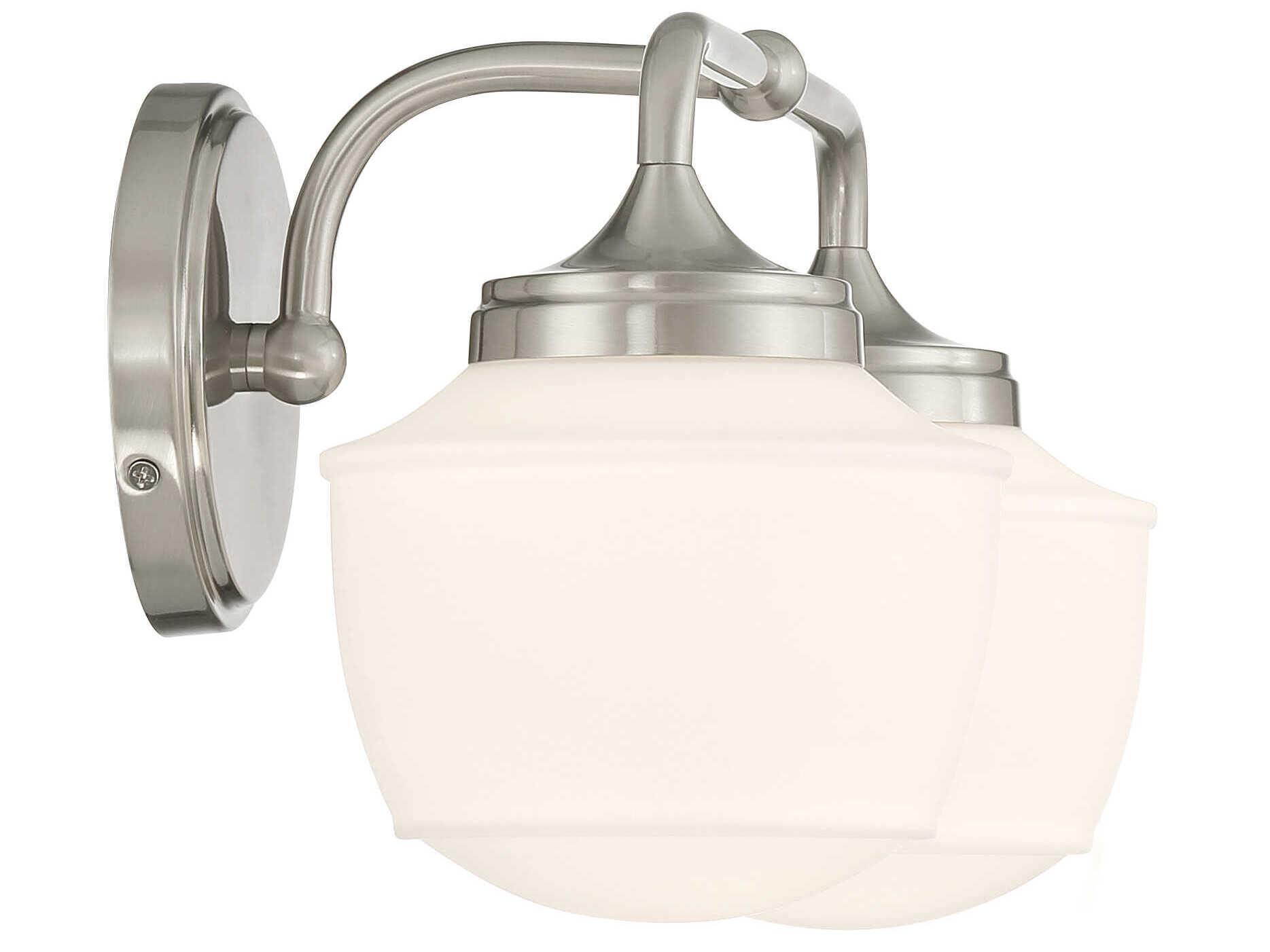Minka Lavery Cornwell 2-Light Brushed Nickel Vanity Light