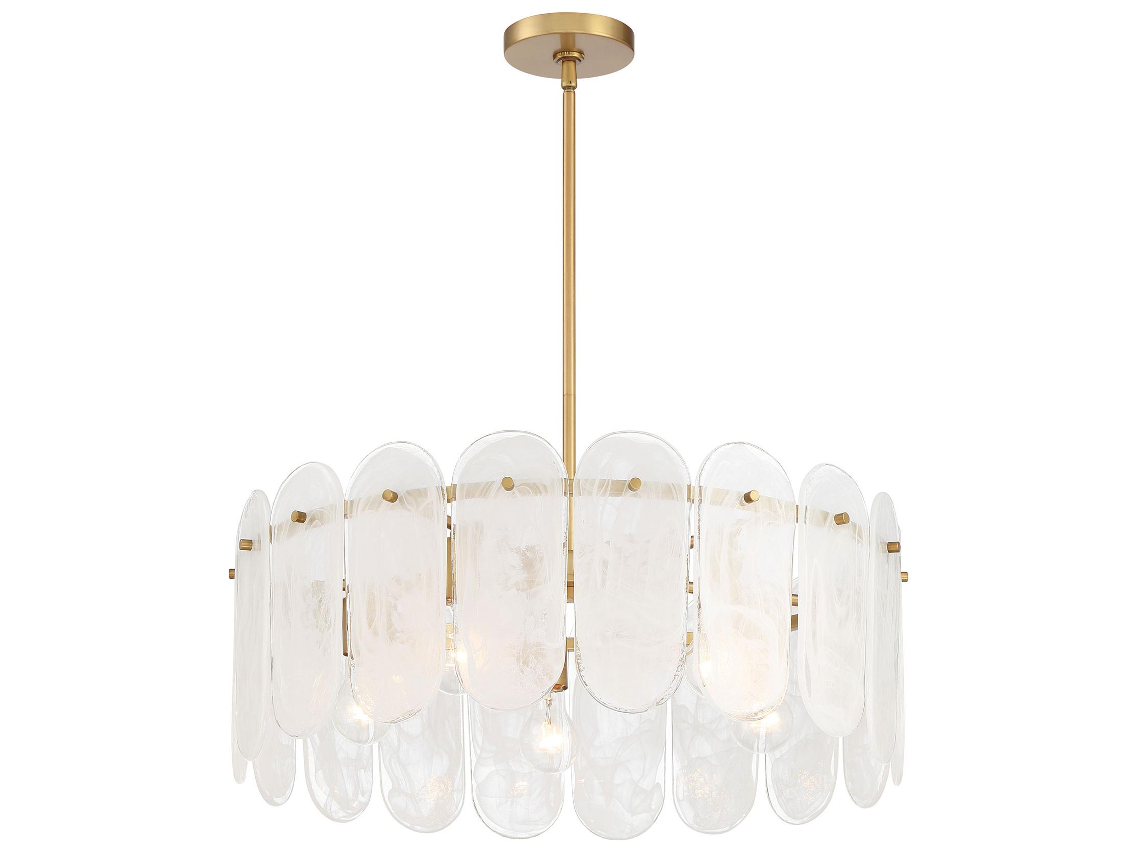 Minka Lavery Oldmill 5-Light Legacy Brass Drum Pendant