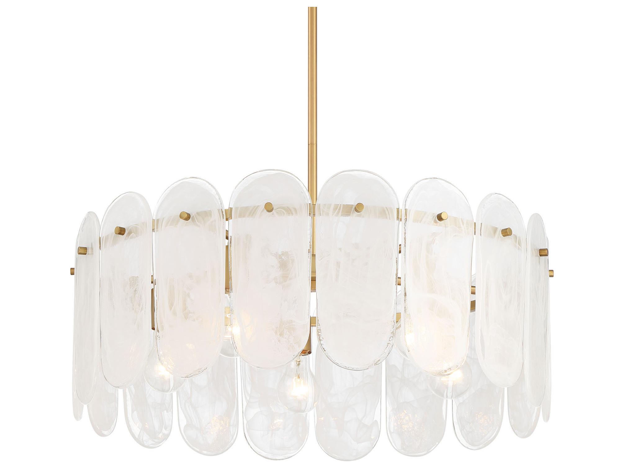 Minka Lavery Oldmill 5-Light Legacy Brass Drum Pendant