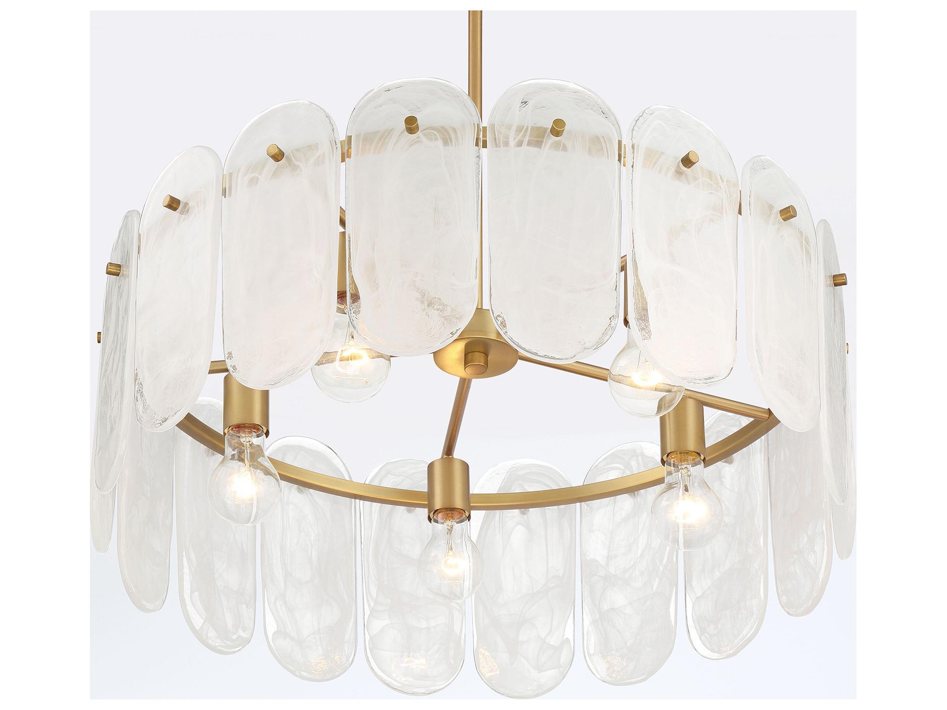 Minka Lavery Oldmill 5-Light Legacy Brass Drum Pendant