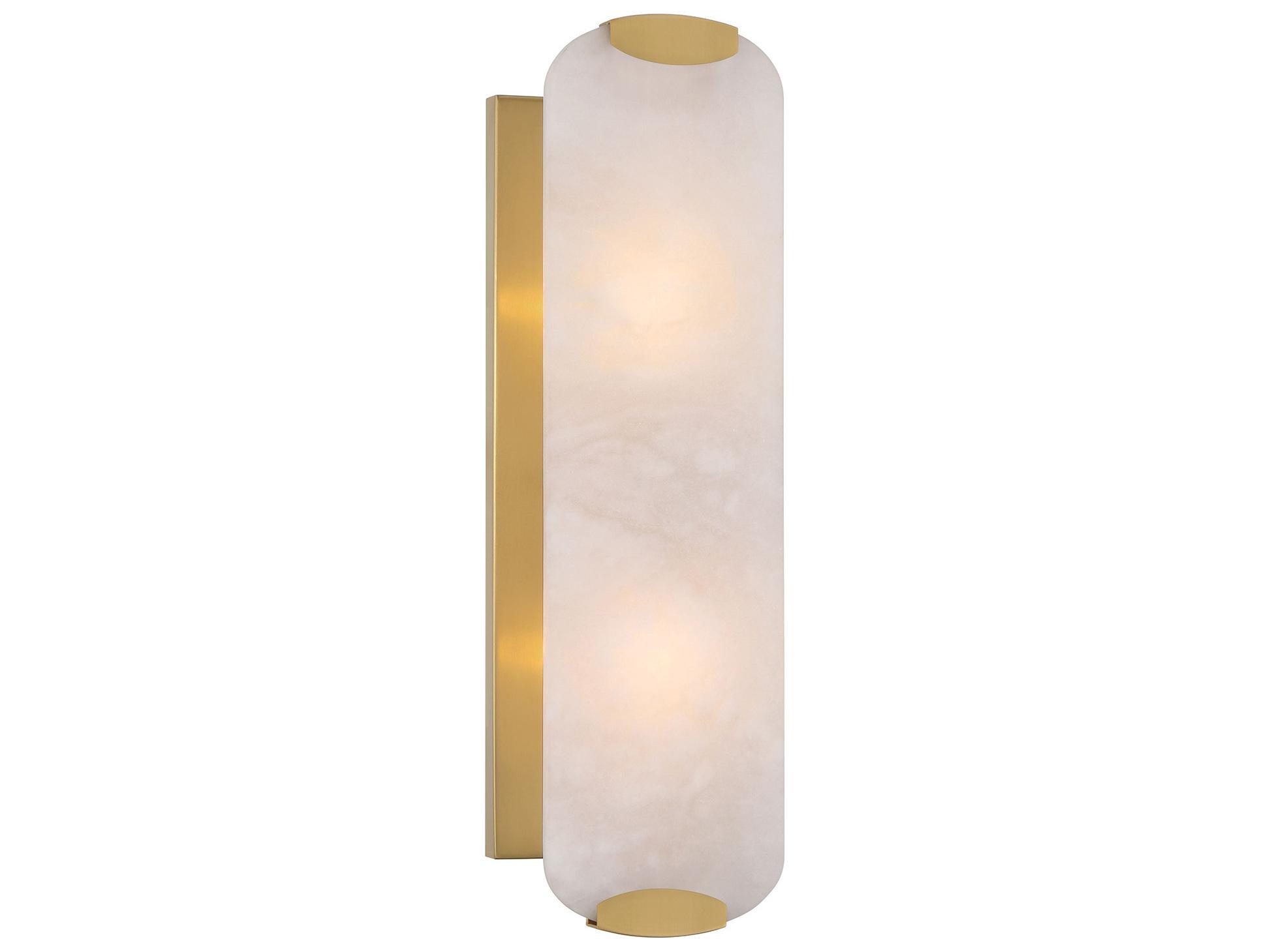Minka Lavery Glowstone 2-Light Legacy Brass Wall Sconce