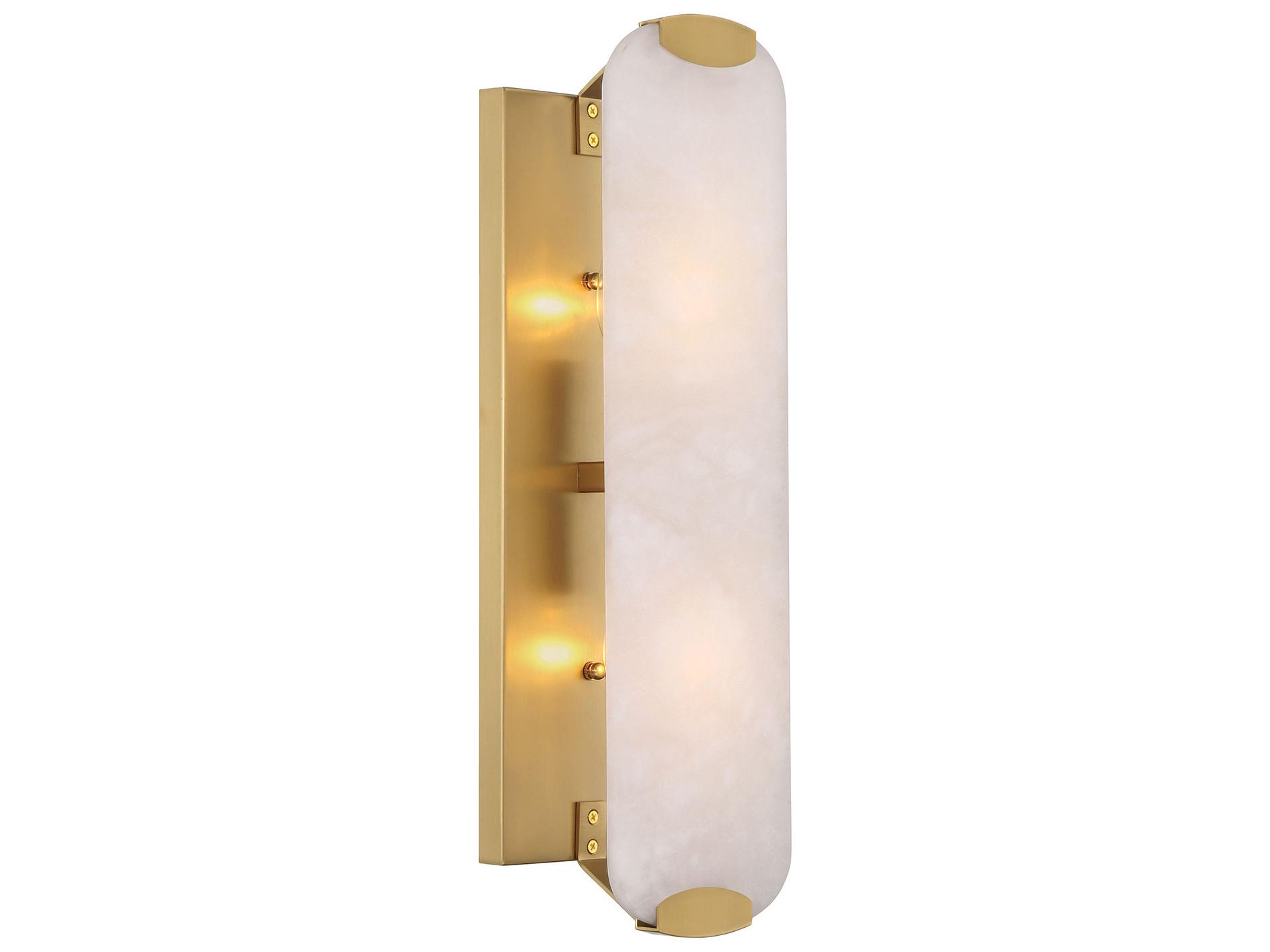 Minka Lavery Glowstone 2-Light Legacy Brass Wall Sconce