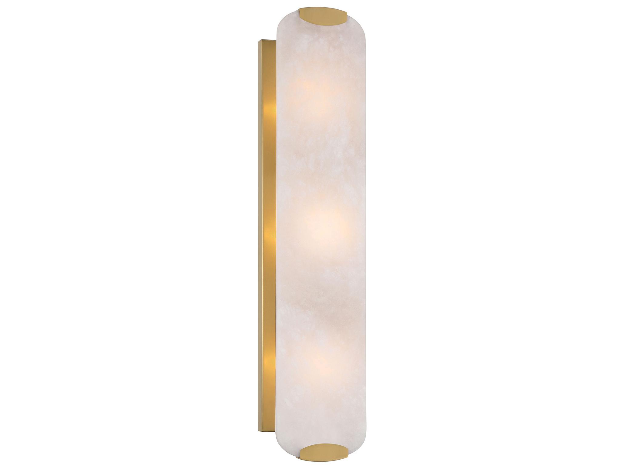 Minka Lavery Glowstone 3-Light Legacy Brass Wall Sconce