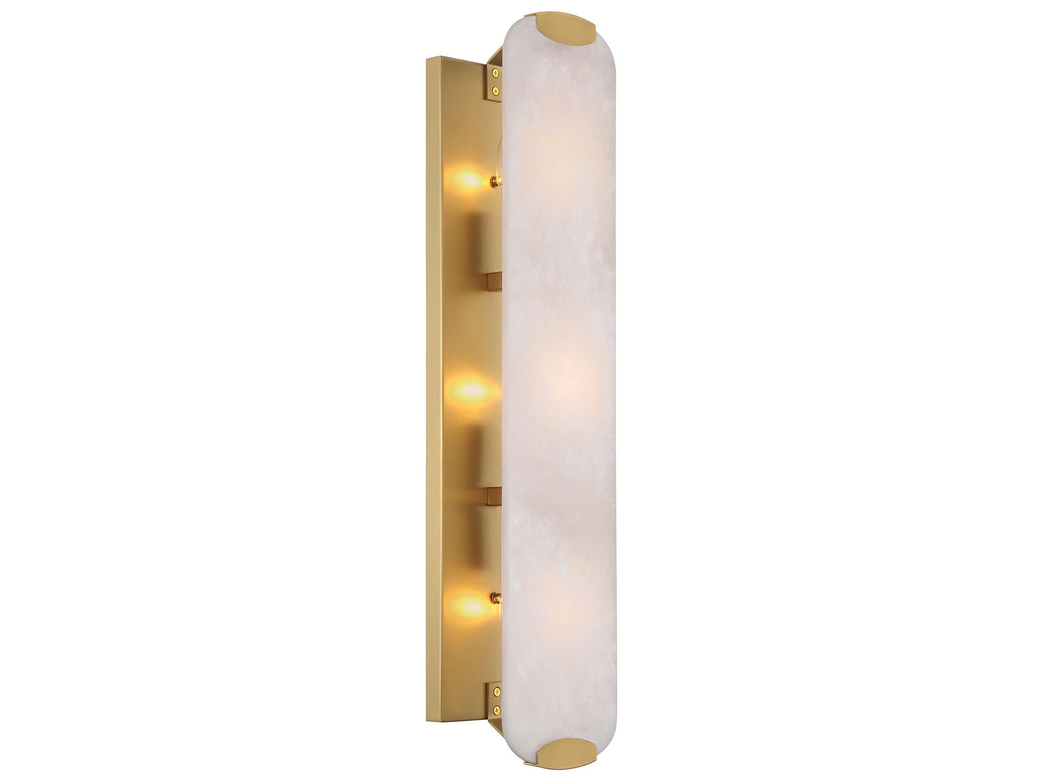 Minka Lavery Glowstone 3-Light Legacy Brass Wall Sconce