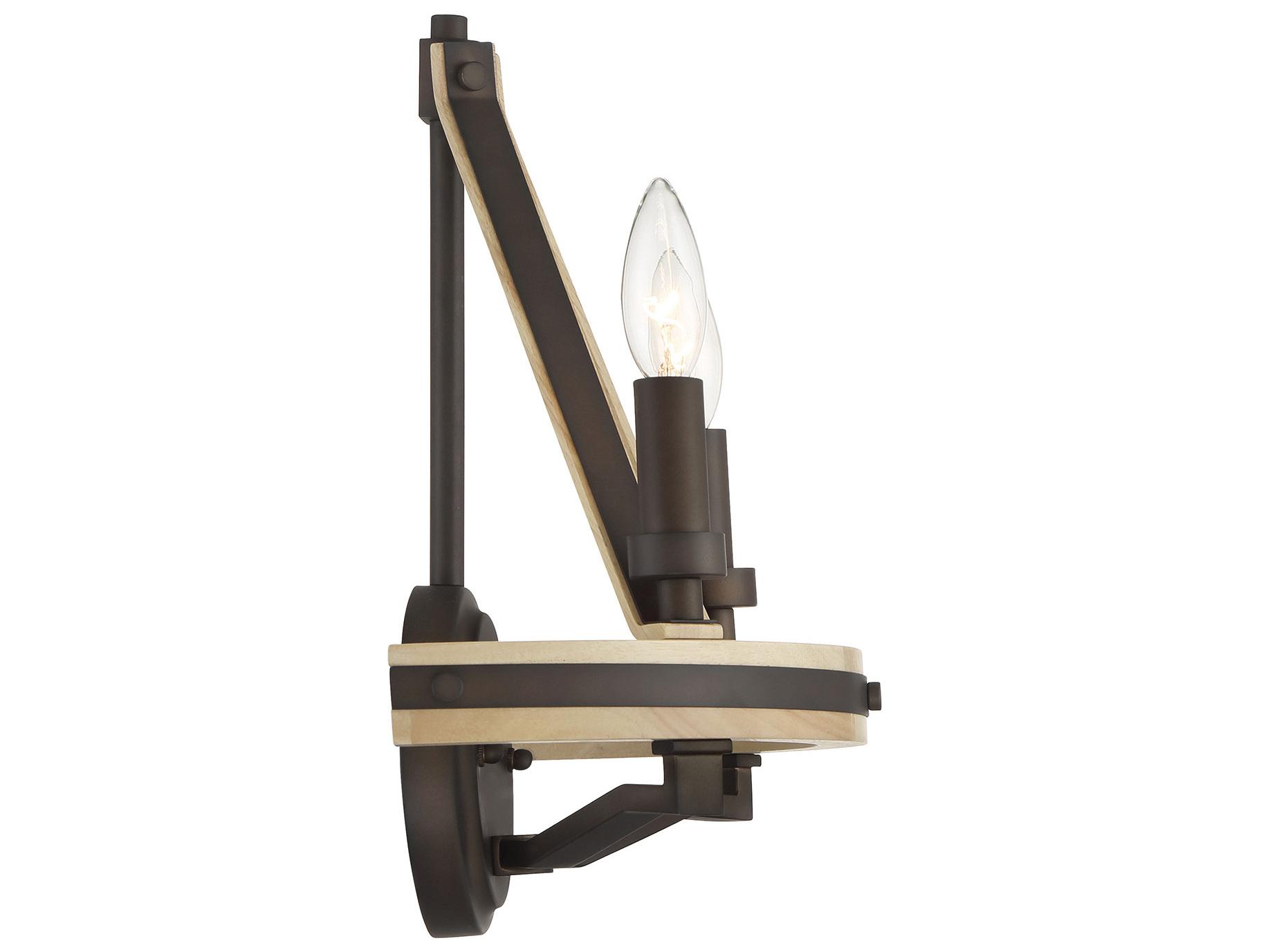 Minka Lavery Sonoma 2-Light Dark Bronze Wall Sconce