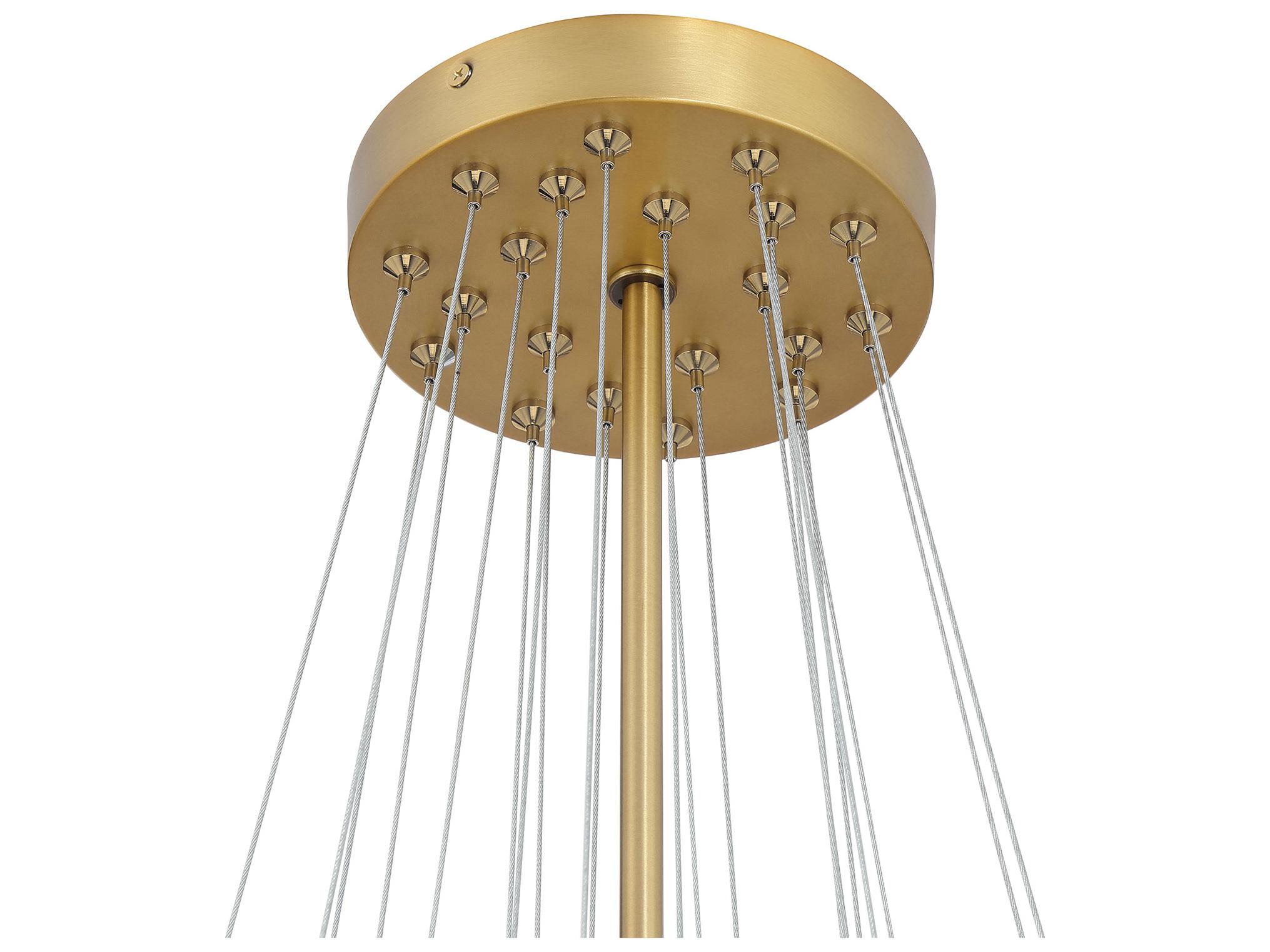 Minka Lavery Langford 5-Light Legacy Brass Globe Pendant