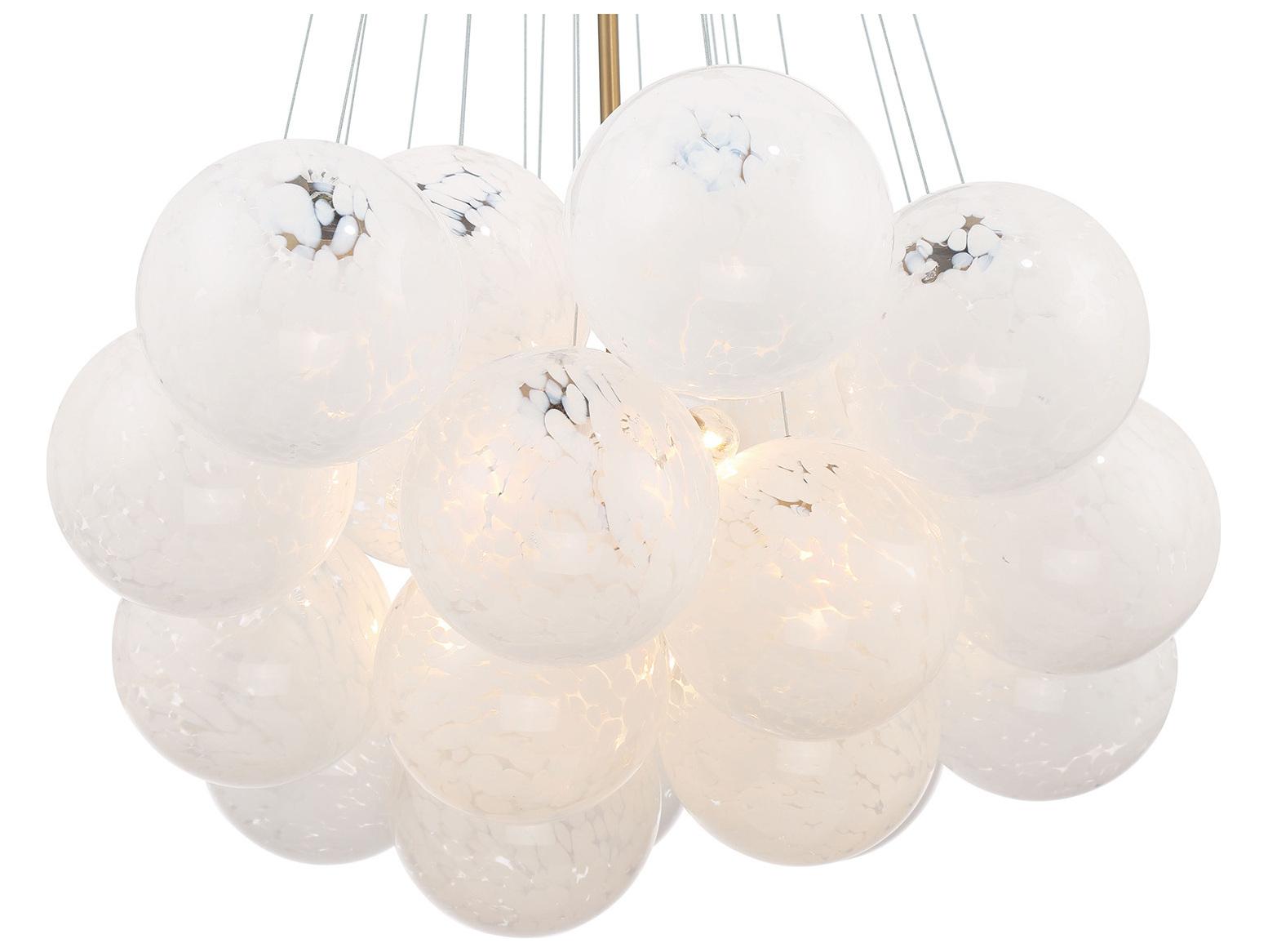 Minka Lavery Langford 5-Light Legacy Brass Globe Pendant