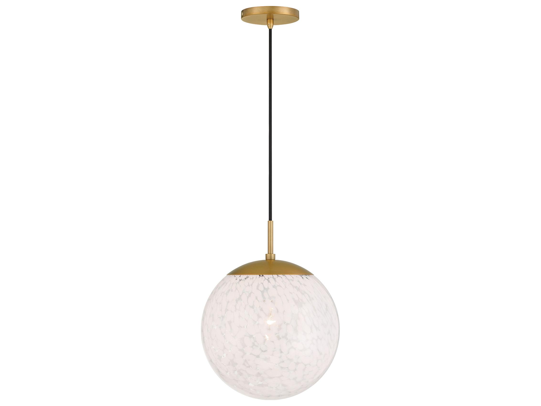 Minka Lavery Langford 1-Light Legacy Brass Globe Mini Pendant