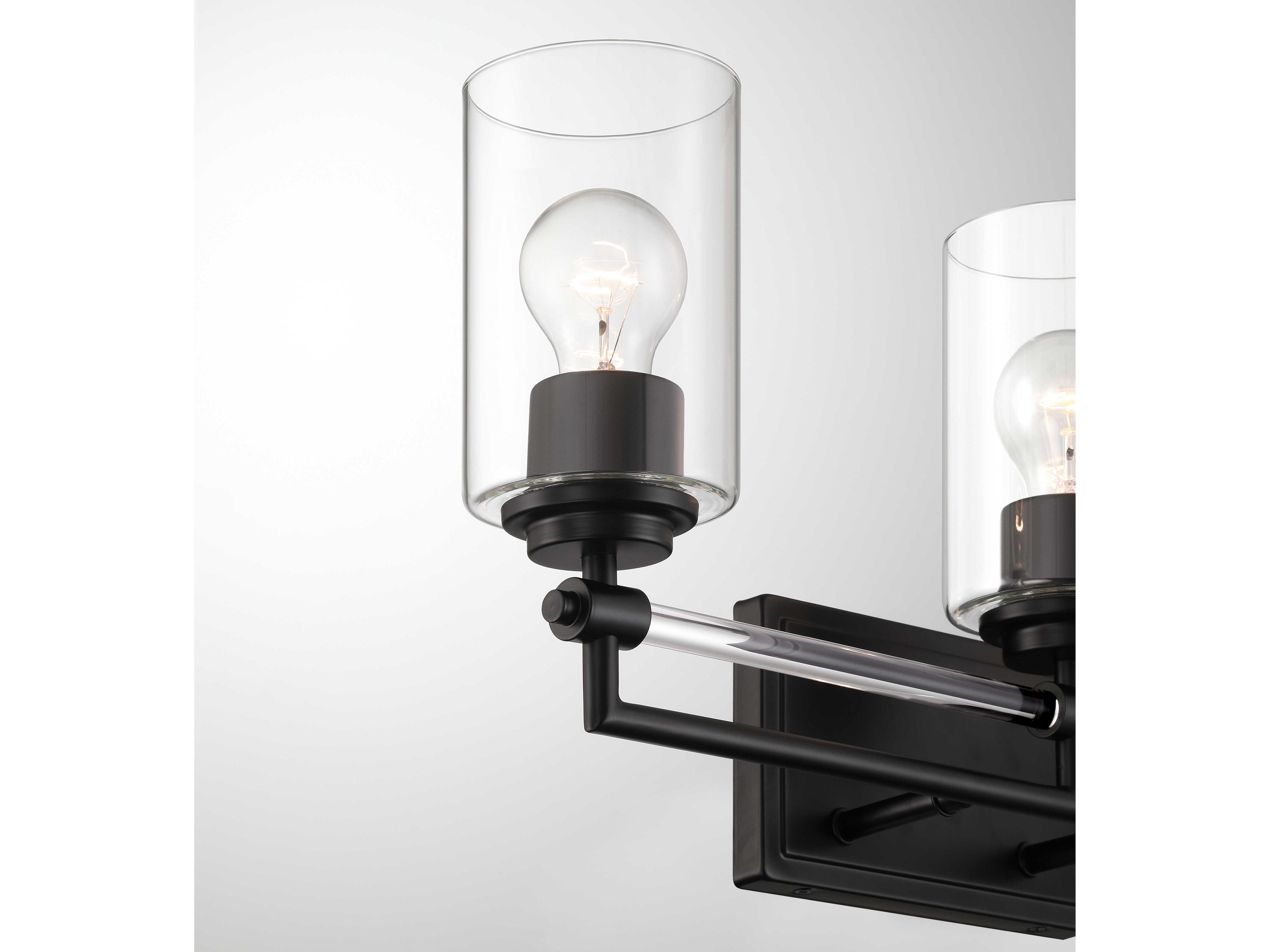 Minka Lavery Binsly 3-Light Coal Black Vanity Light