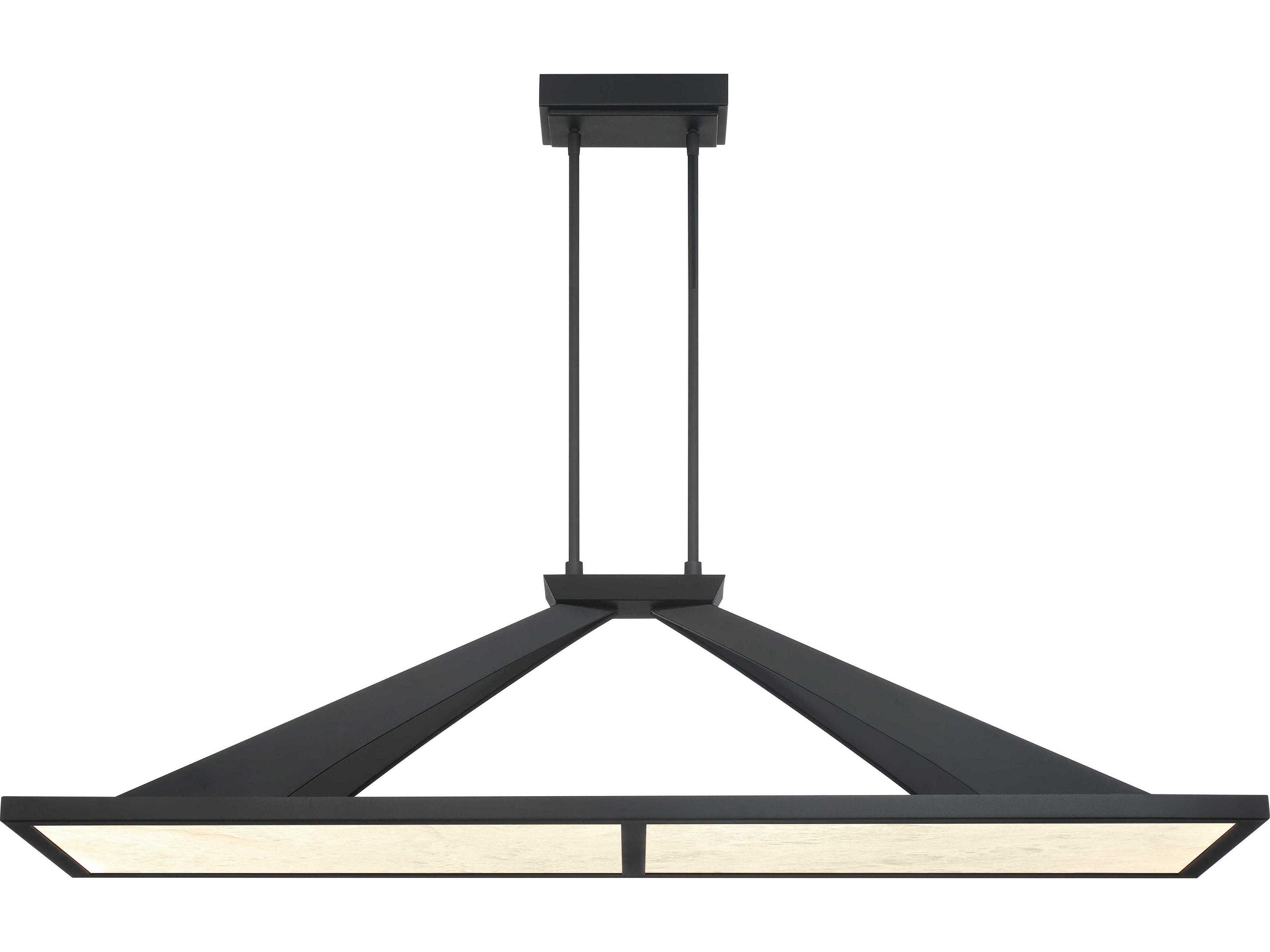 Minka Lavery Stiles 1-Light Sand Coal Black Island Pendant