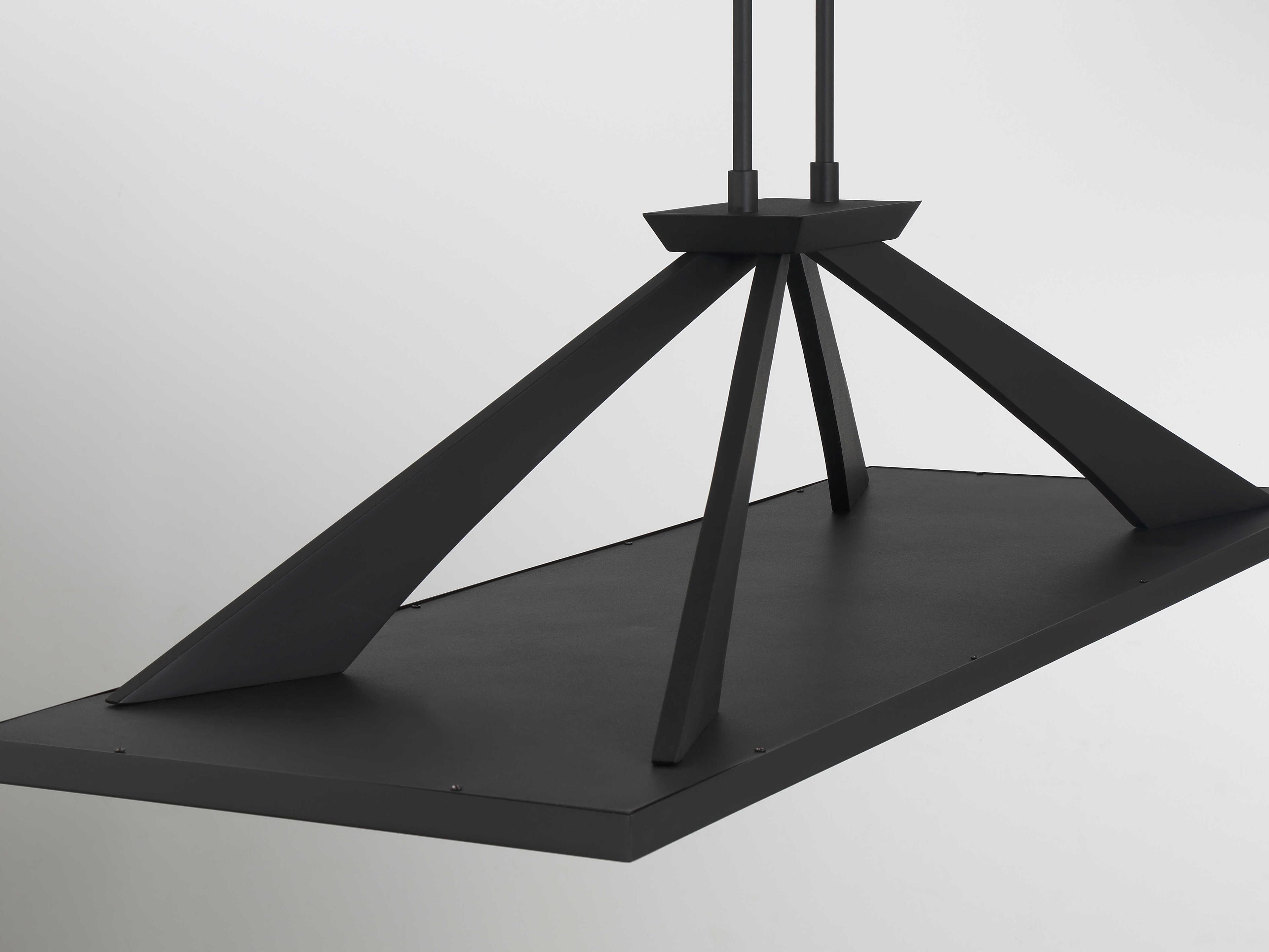 Minka Lavery Stiles 1-Light Sand Coal Black Island Pendant