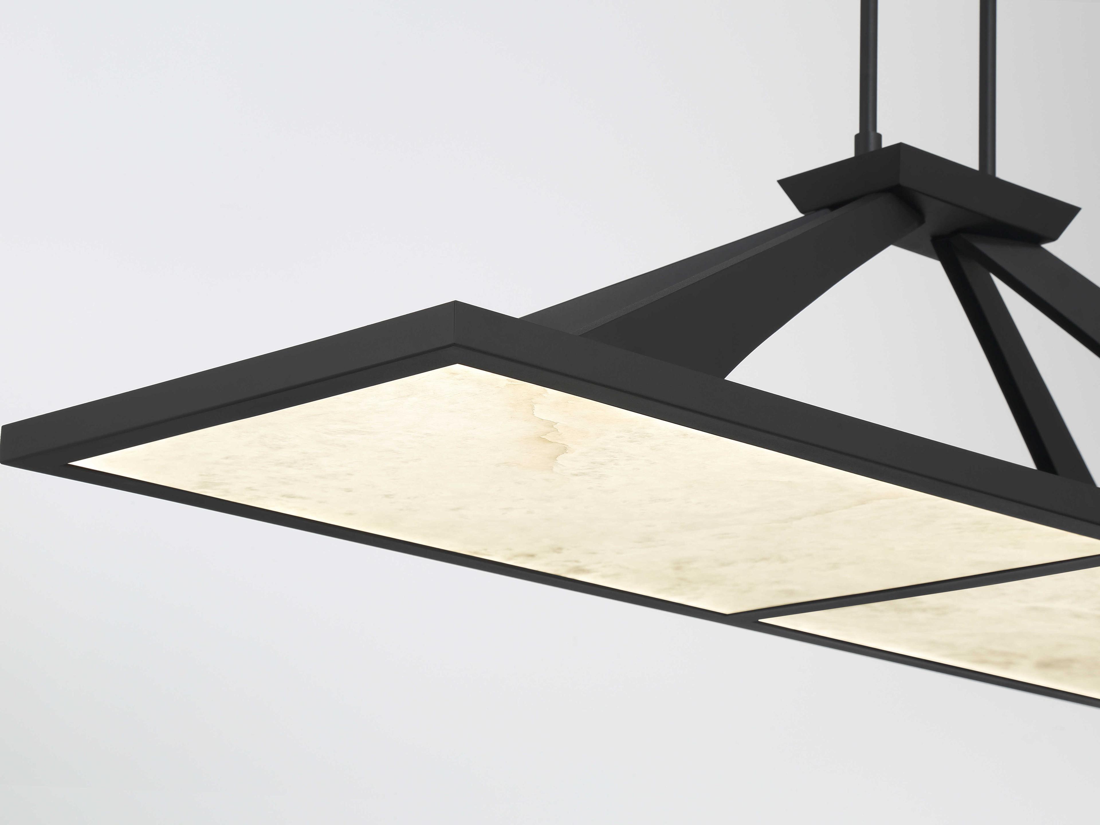 Minka Lavery Stiles 1-Light Sand Coal Black Island Pendant