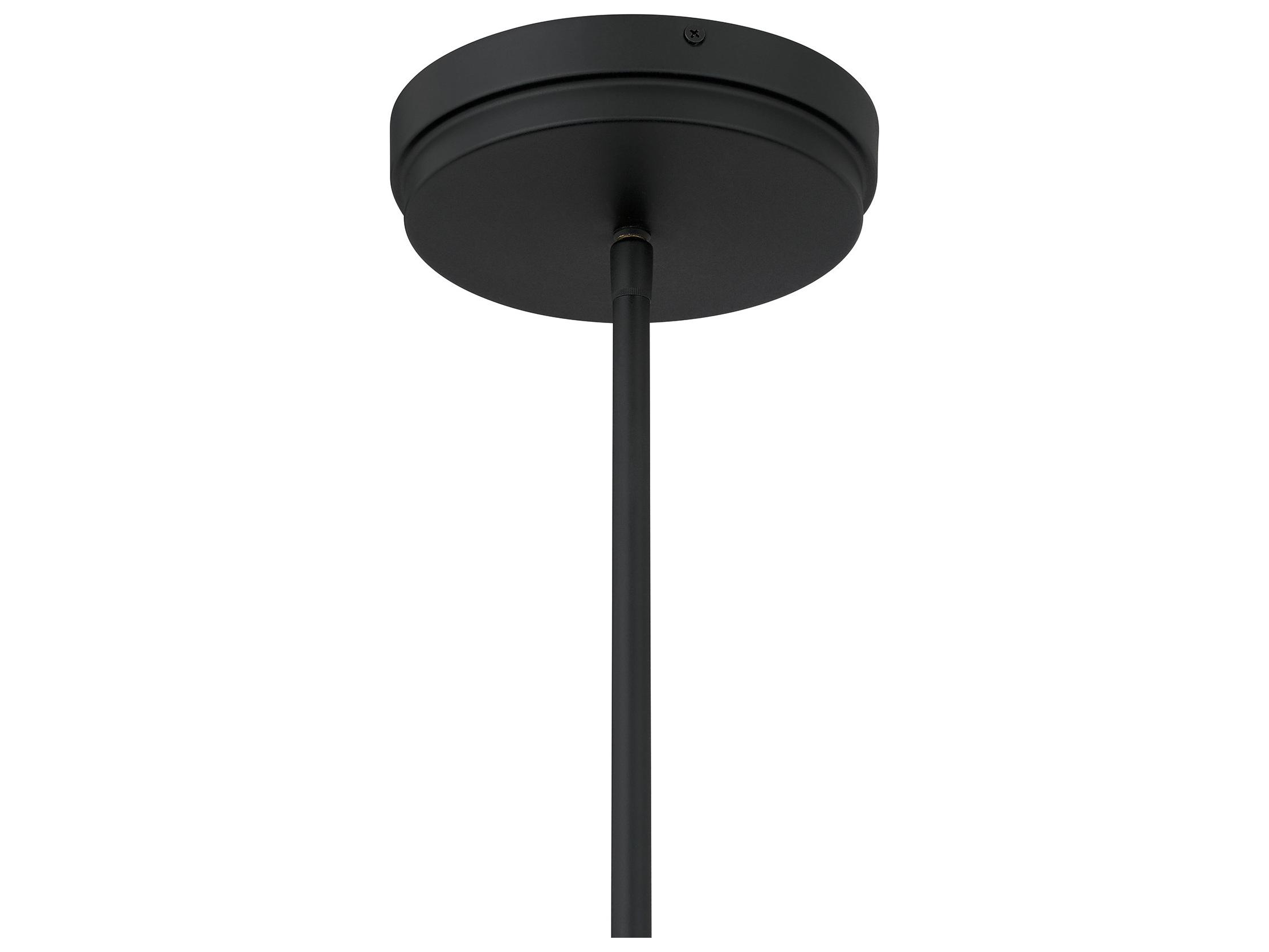 Minka Lavery Stiles Sand Coal Black Round Pendant