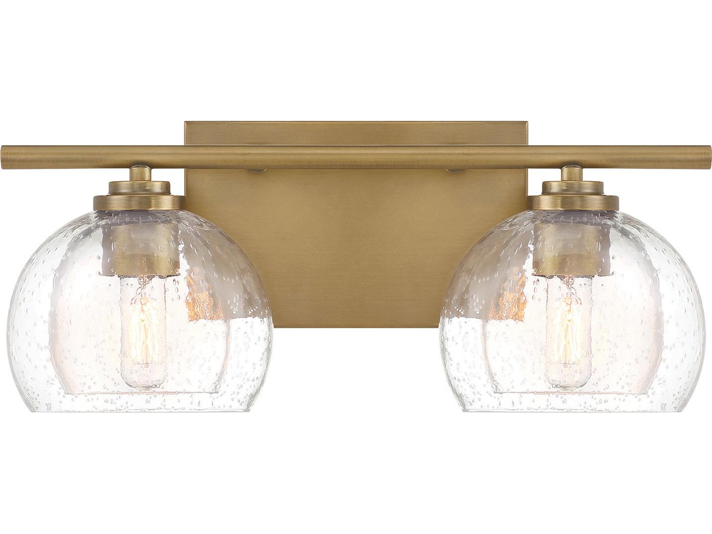 Minka Lavery Glint 2-Light Legacy Brass Vanity Light