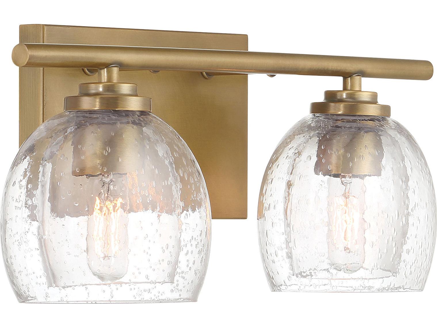 Minka Lavery Glint 2-Light Legacy Brass Vanity Light